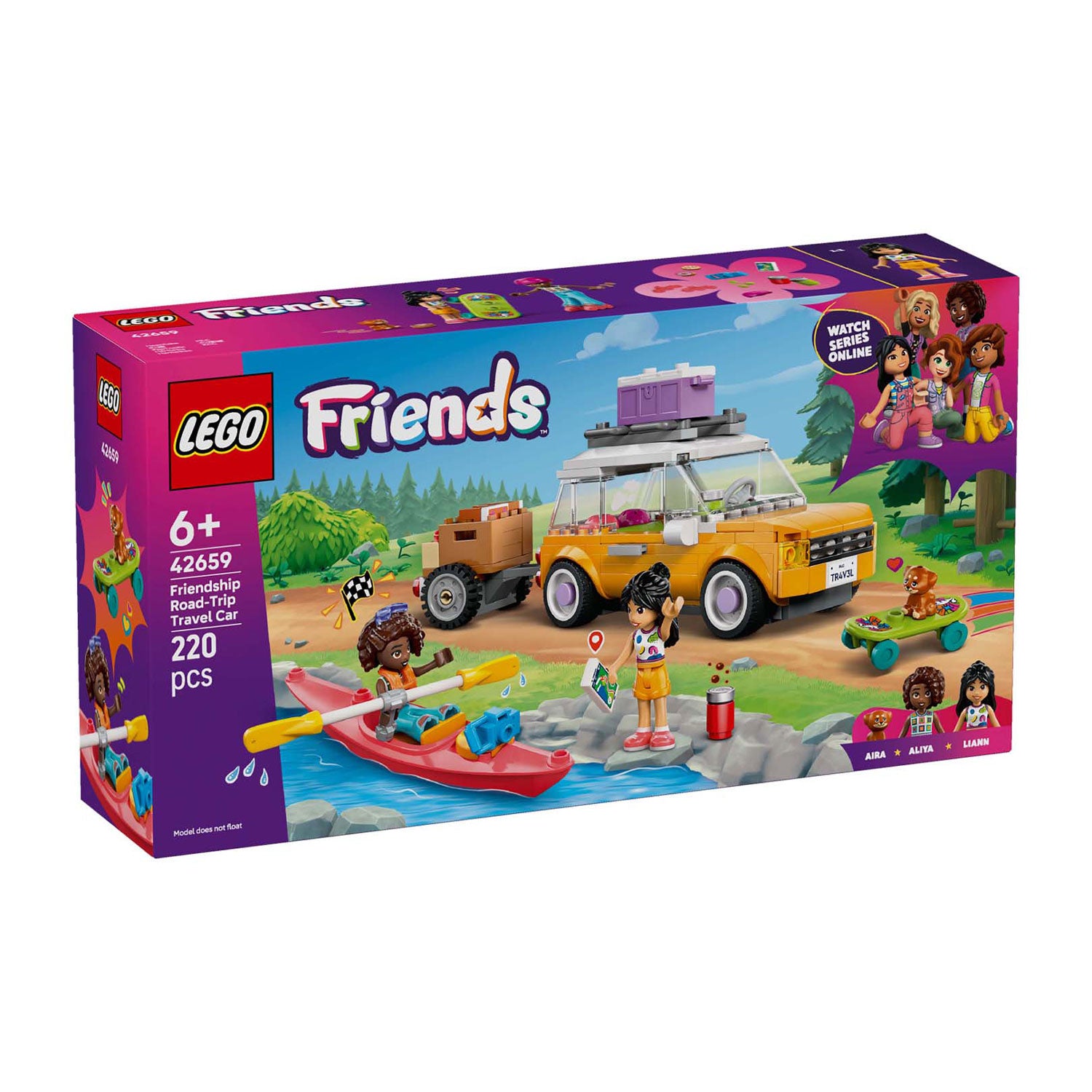 Foto lego 42659 vrienden samen op roadtrip