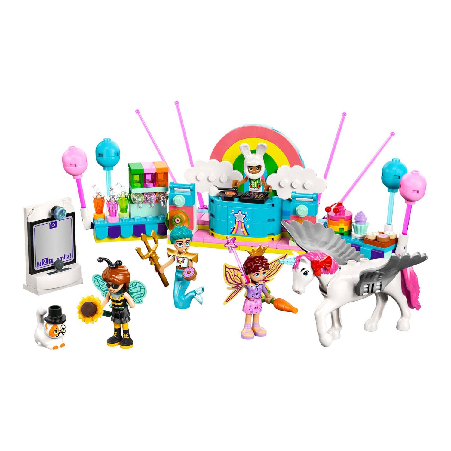 Lego Friends 42661 verkleedfeestje met eenhoorn en vergoeding
