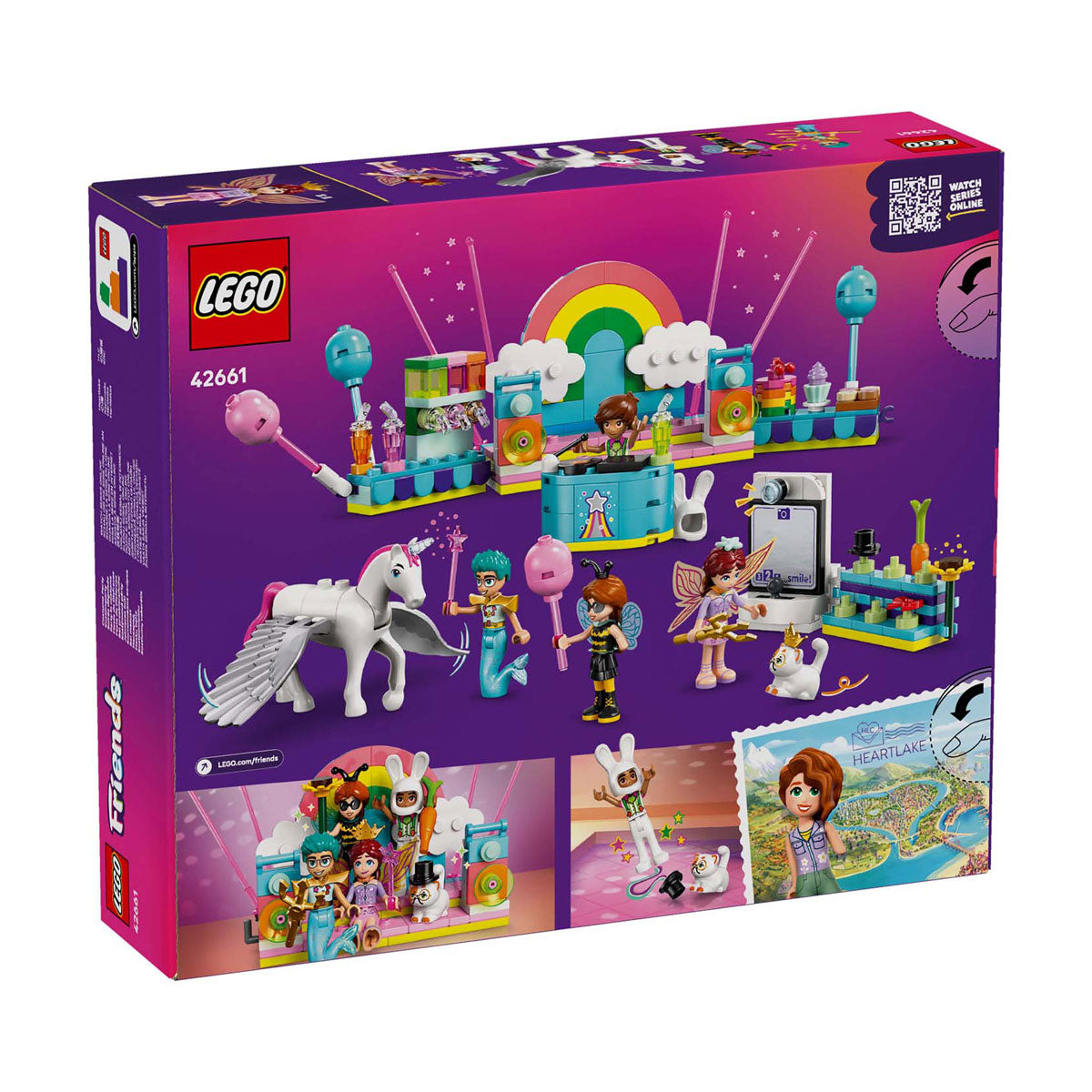 Lego friends 42661 verkleedfeestje met eenhoorn en fee