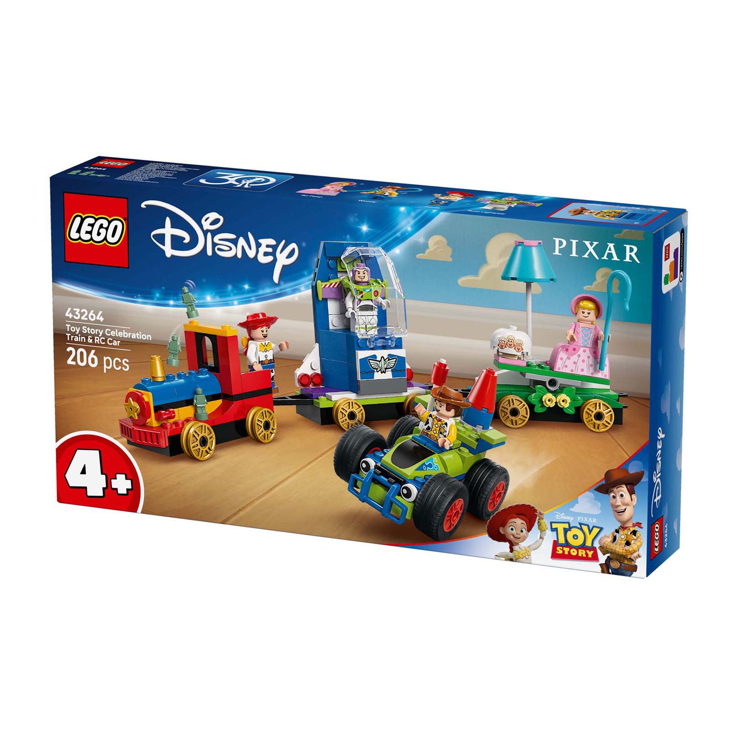 Lego disney 43264 toy story celebration train rc car