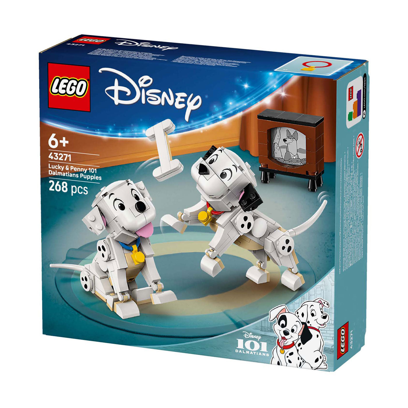 Lego disney 43271 lucky en penny uit 101 dalmatiers