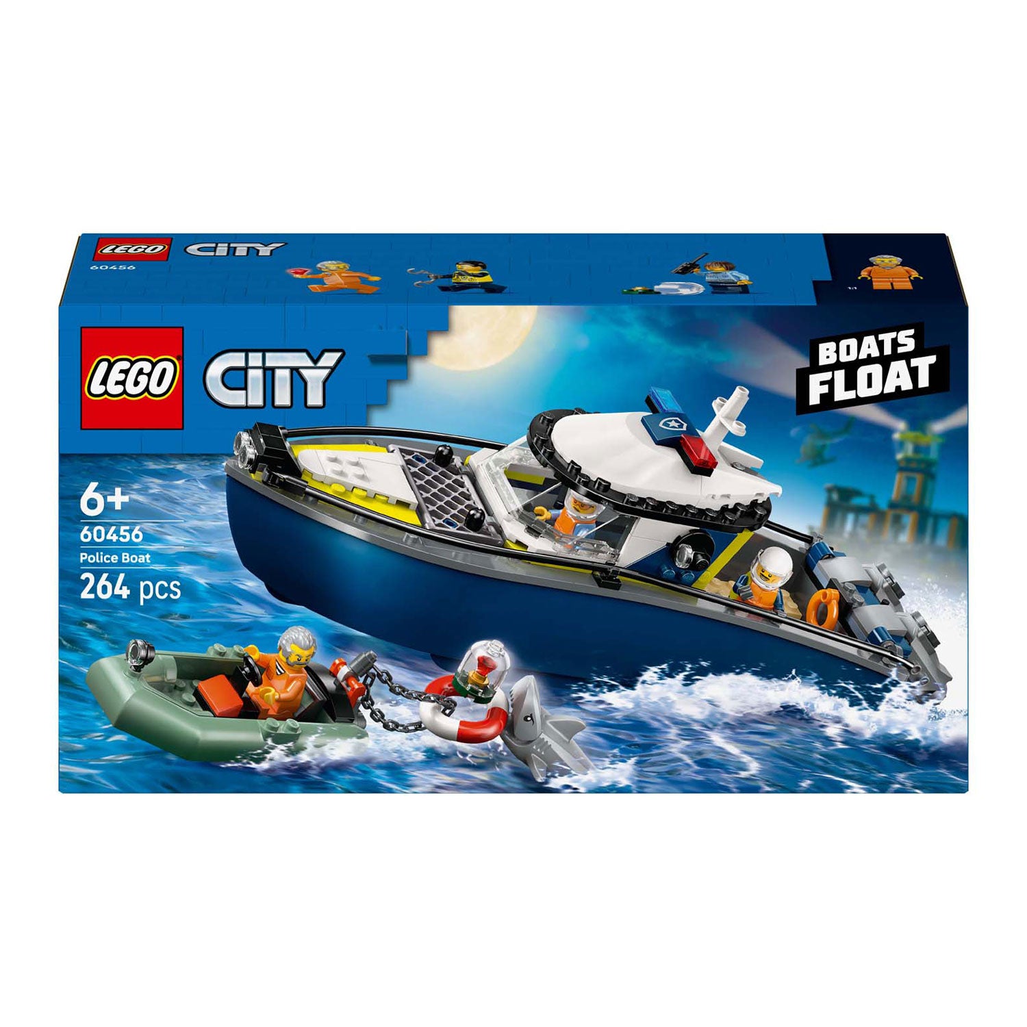 Lego 60456 stadspolitie achtervolging met politieboot