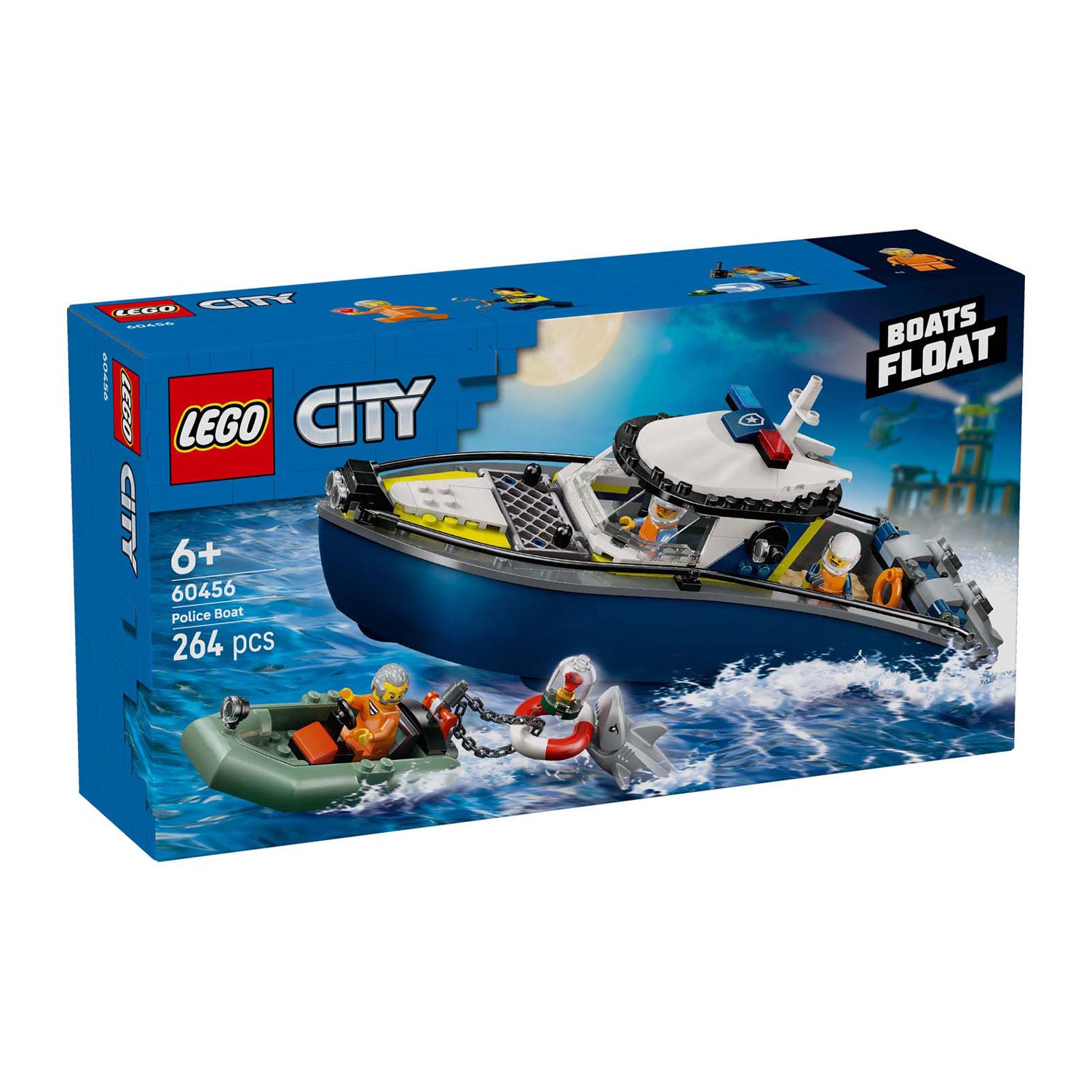 Lego 60456 stadspolitie achtervolging met politieboot