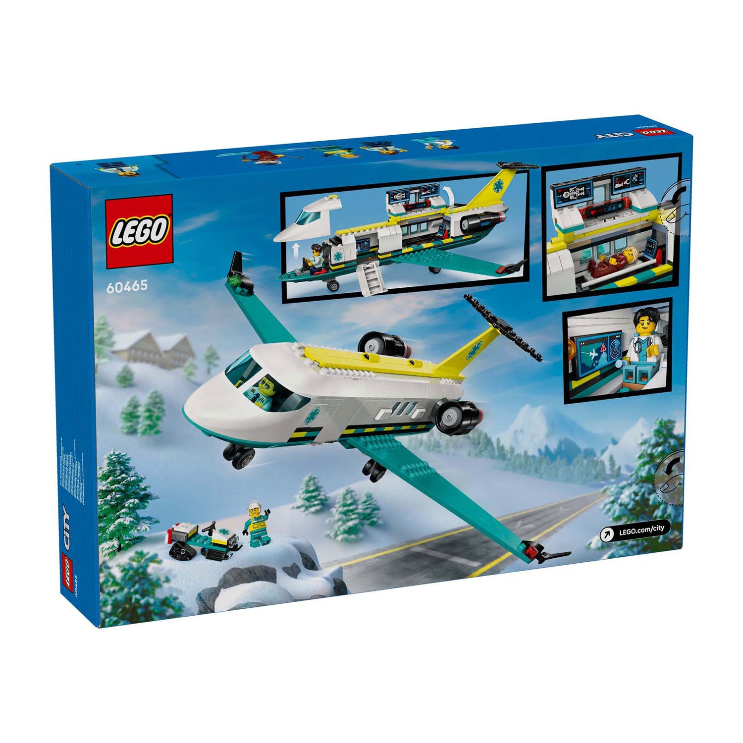Lego city 60465 ambulancevliegtuig