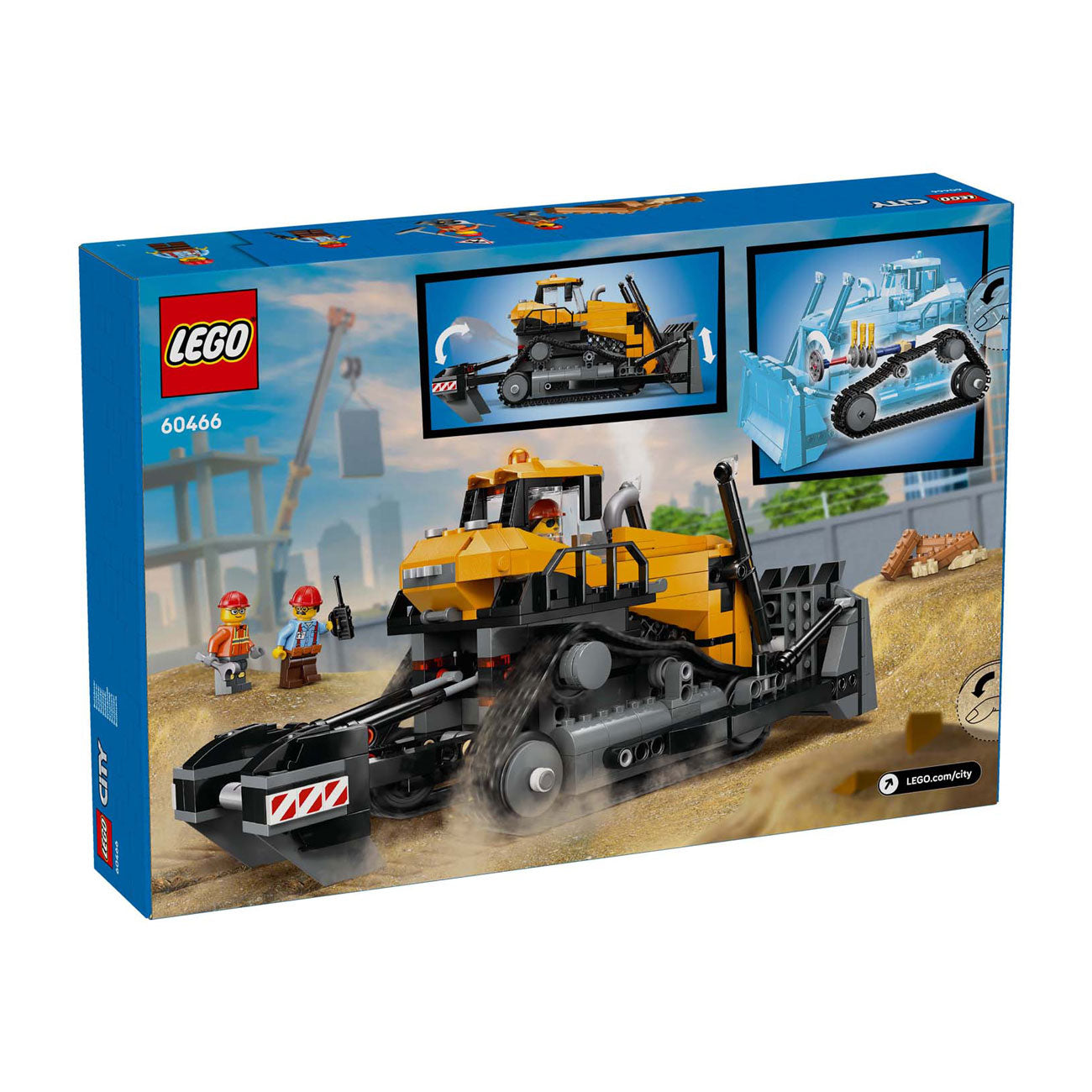 Lego city 60466 gele bulldozer