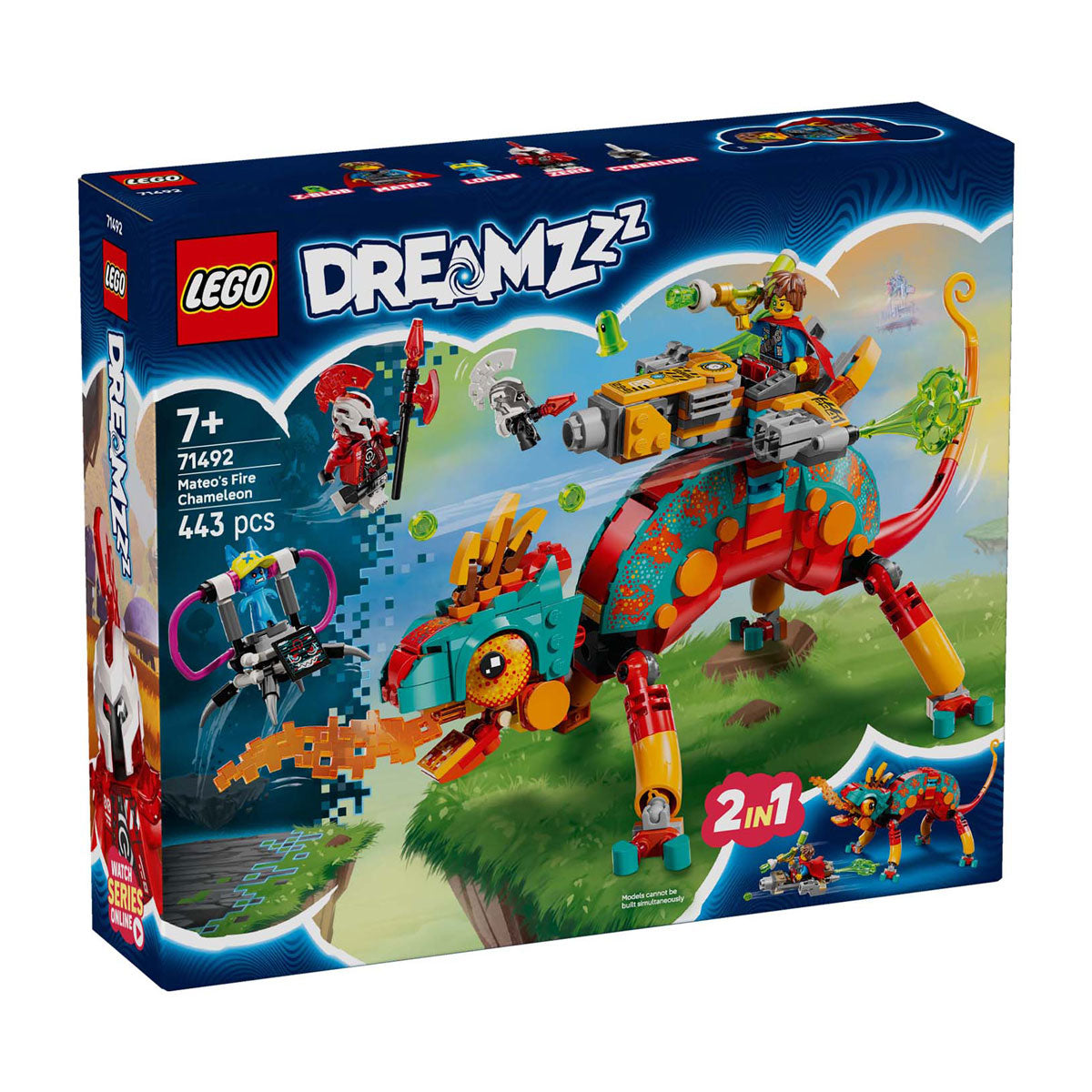 Lego dreamzzz mateo's vuurkameleon speelgoed - 71492