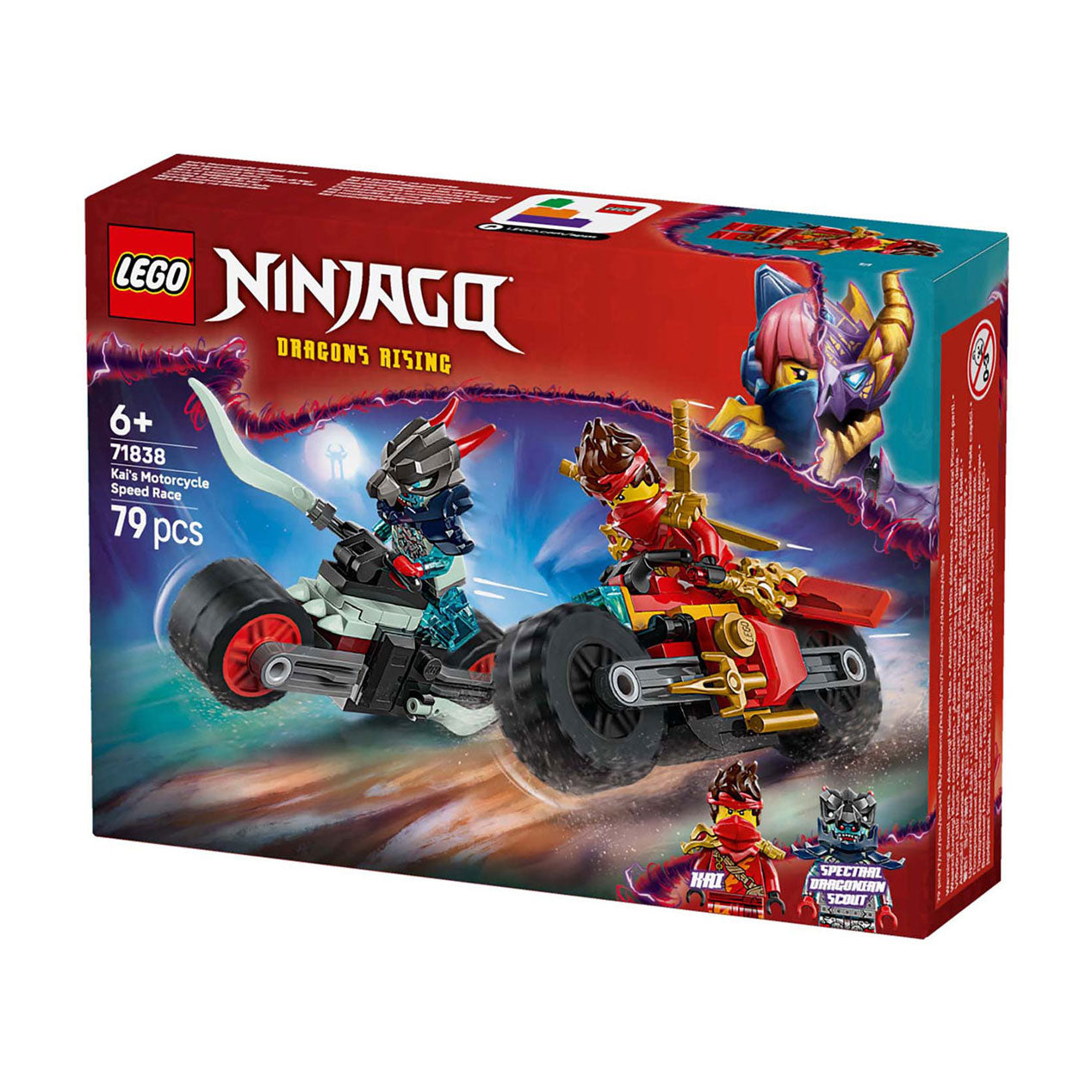Lego ninjago 71838 kai's motorrace