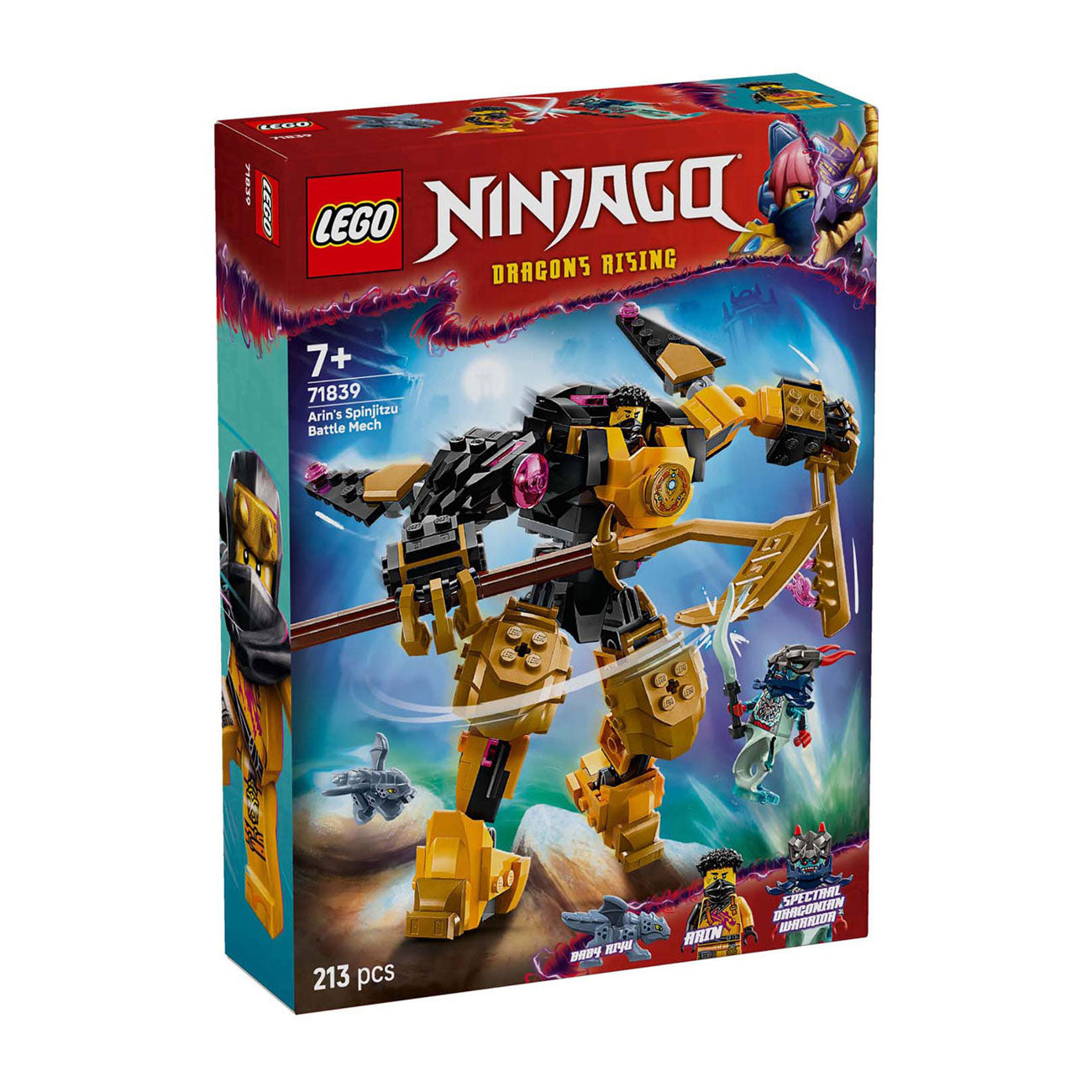 Lego ninjago 71839 arins spinjitzu strijdmecha