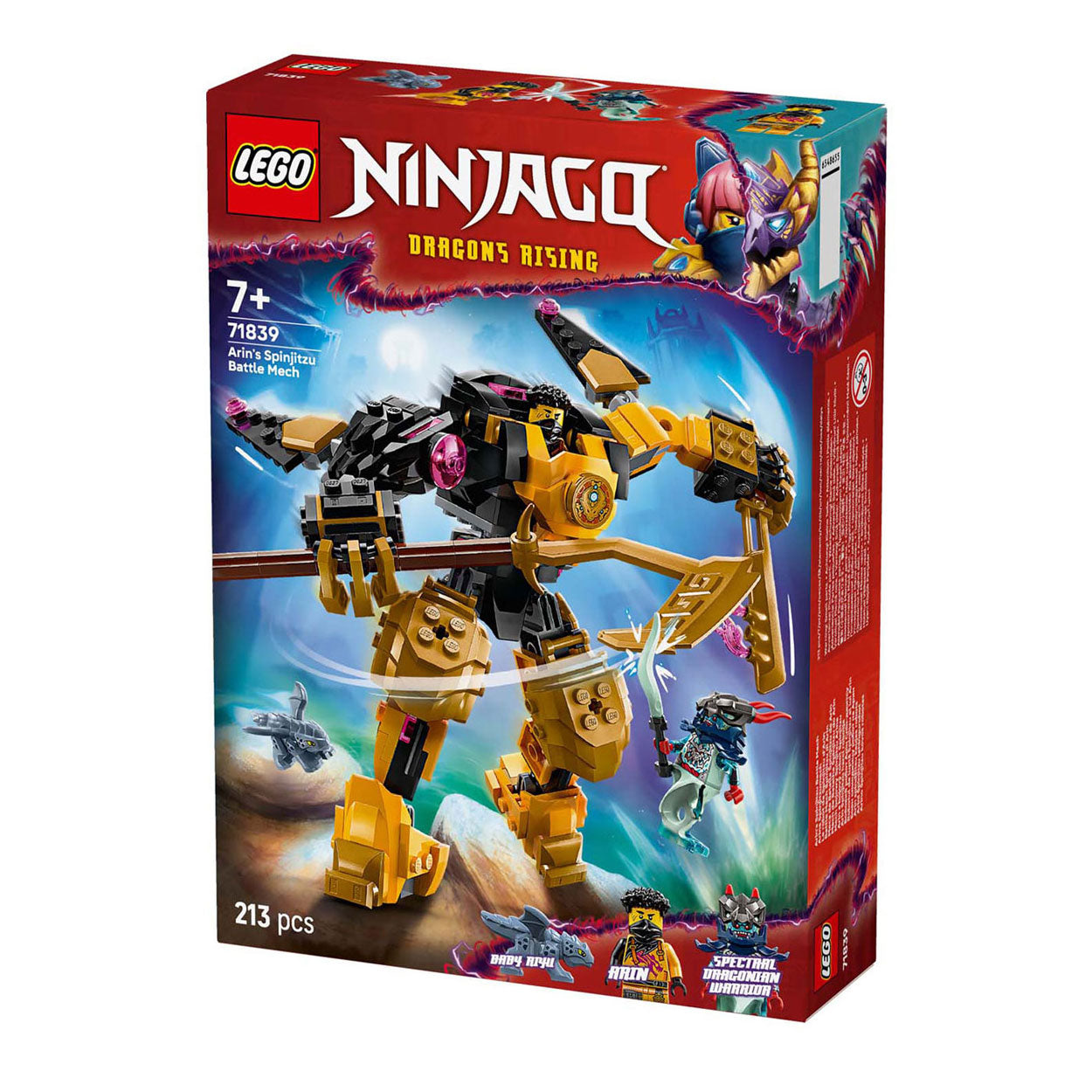 Lego ninjago 71839 arins spinjitzu strijdmecha