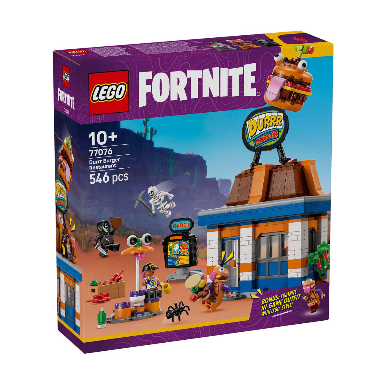 Lego fortnite 77076 durrr burger restaurant