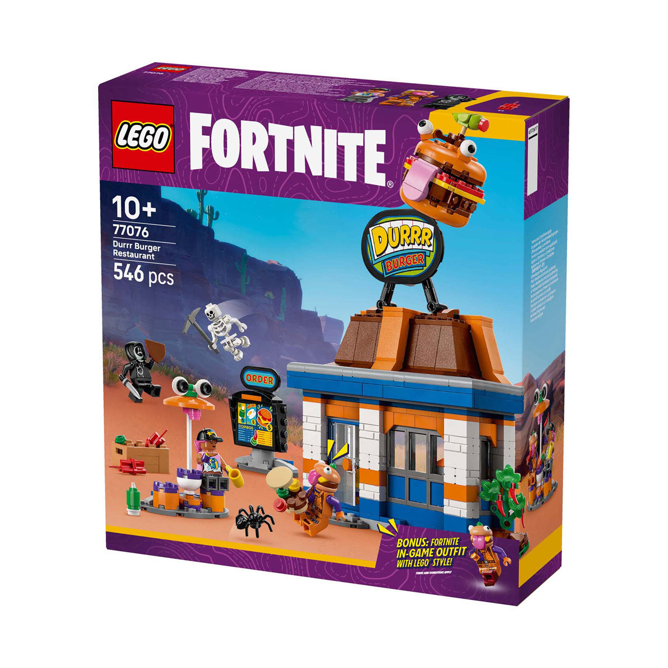 Lego fortnite 77076 durrr burger restaurant