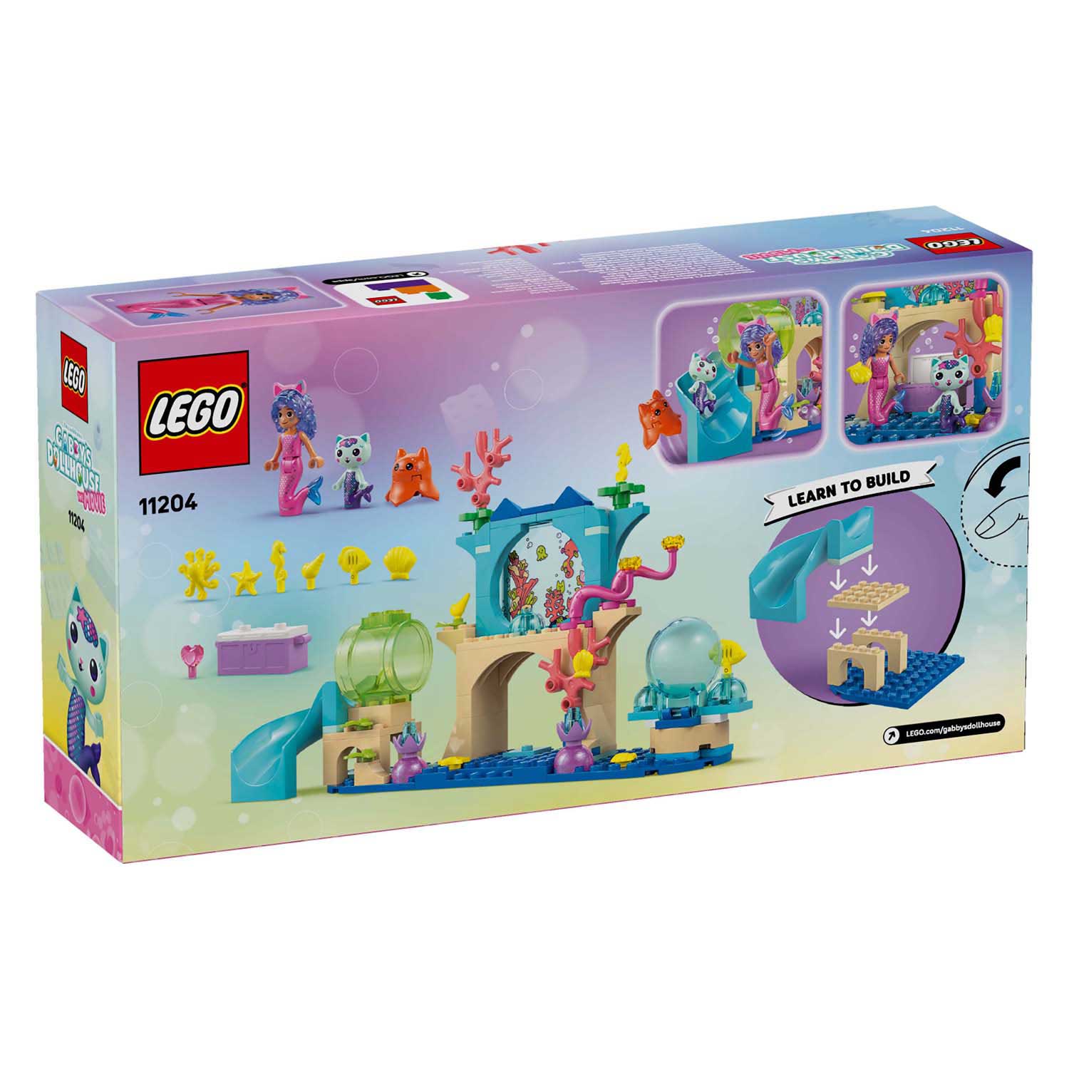 Lego gabby's poppenhuis 11204 zeemeermin gabby's aquariumavontuur