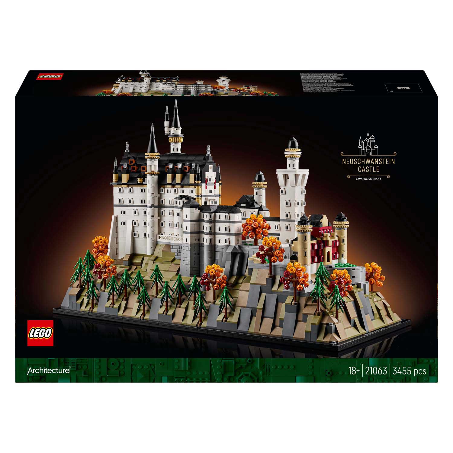 Lego ® architecture slot neuschwanstein verzamelset - 21063