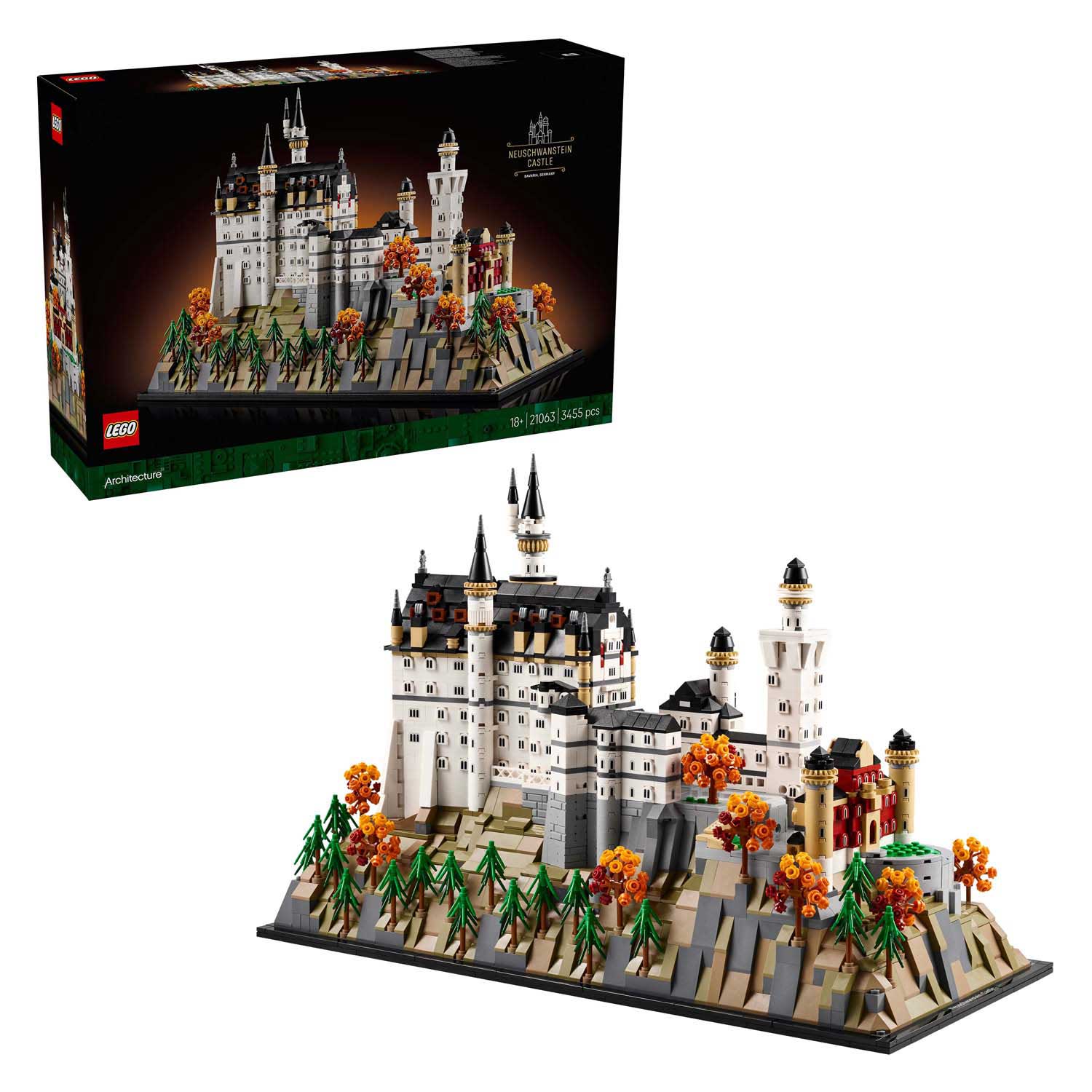 Lego architecture 21063 slot neuschwanstein verzamelset