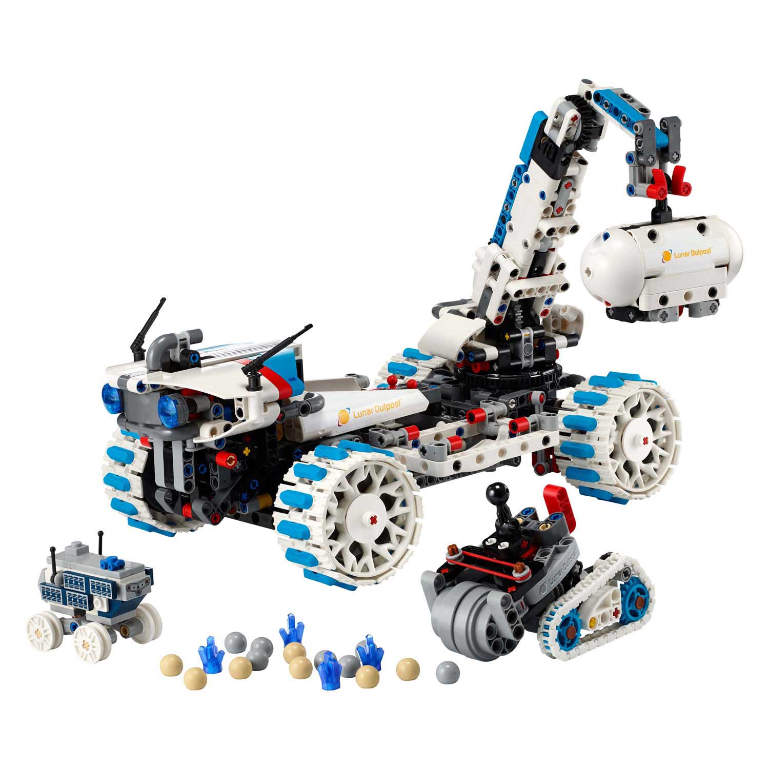 Lego technic 42211 lunar outpost maanrover ruimtevoertuig
