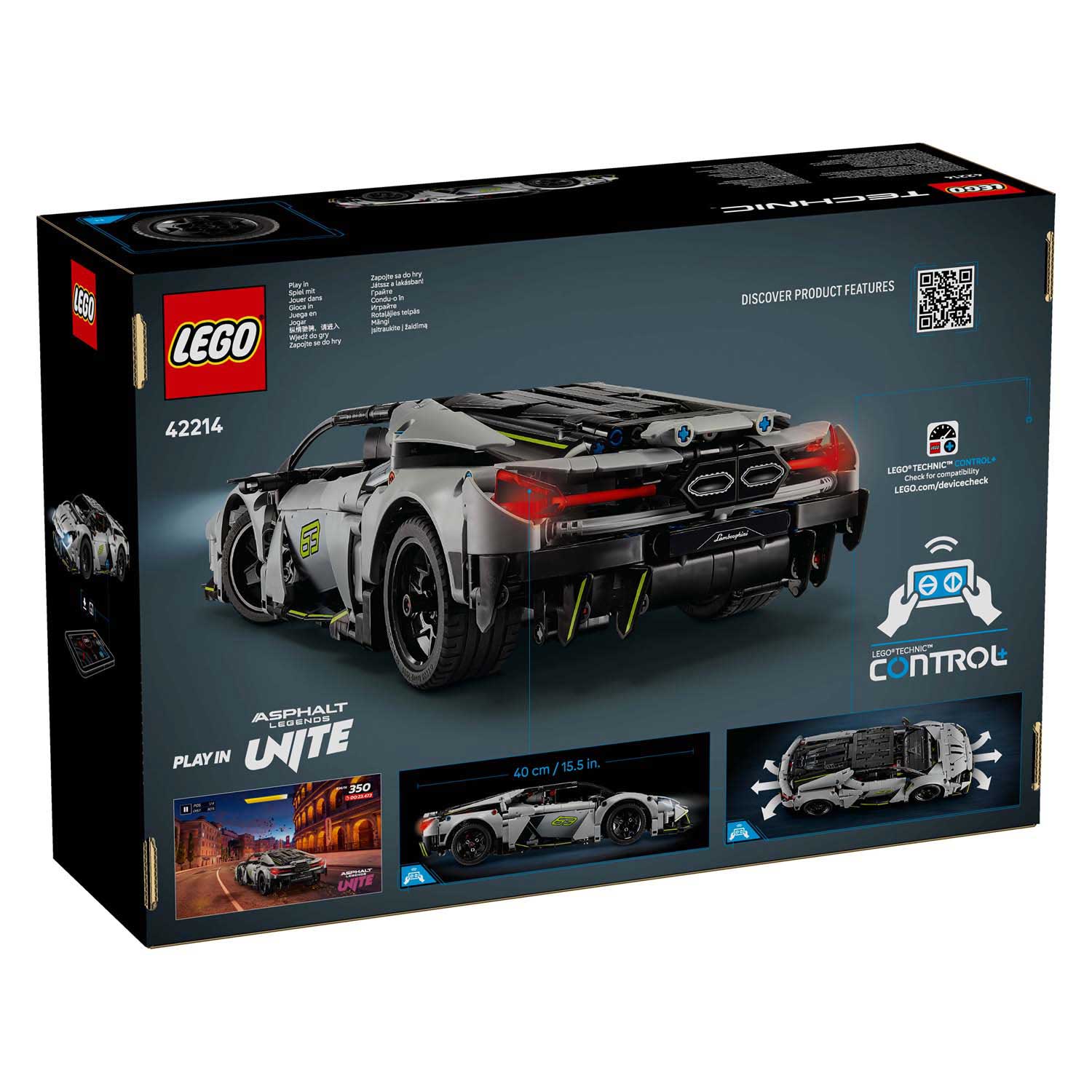 Lego technic 42214 lamborghini revuelto supersportwagen