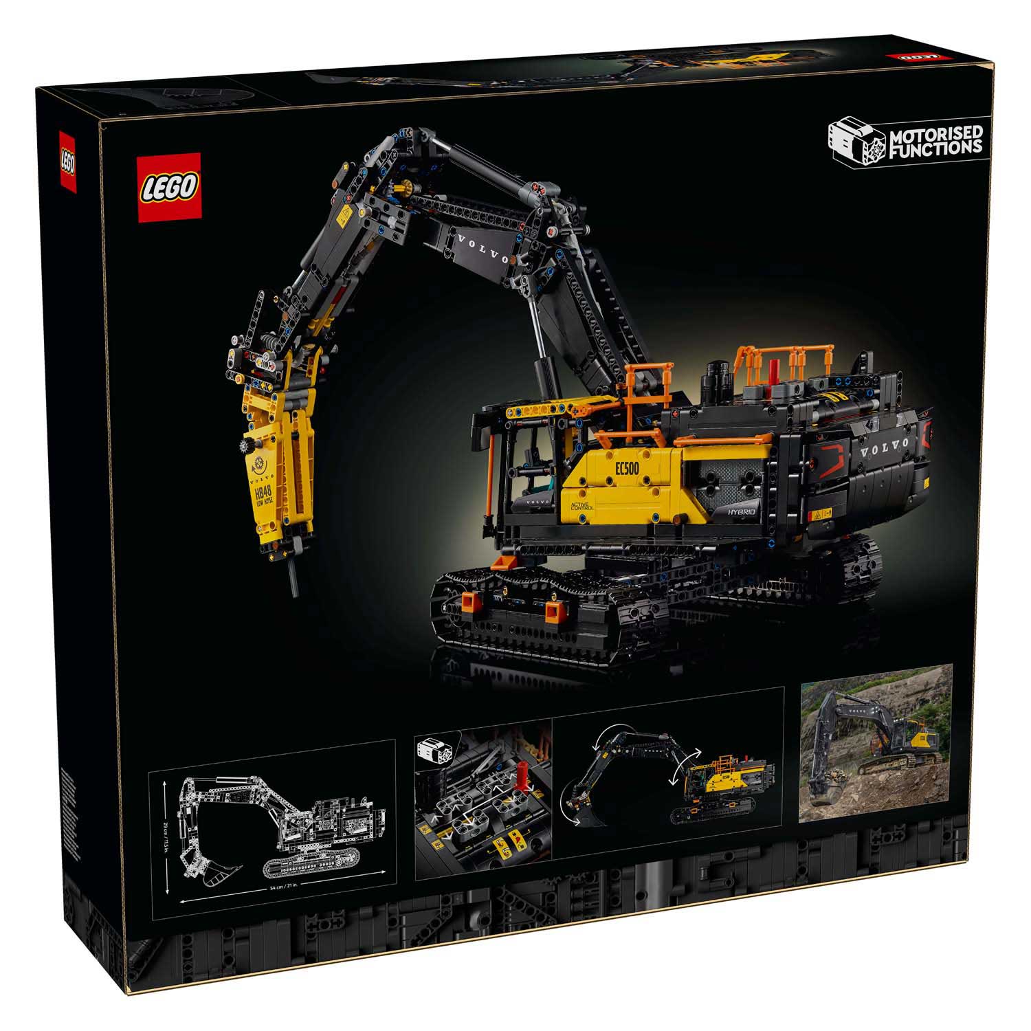 Lego technic 42215 volvo ec500 hybrid graafmachine