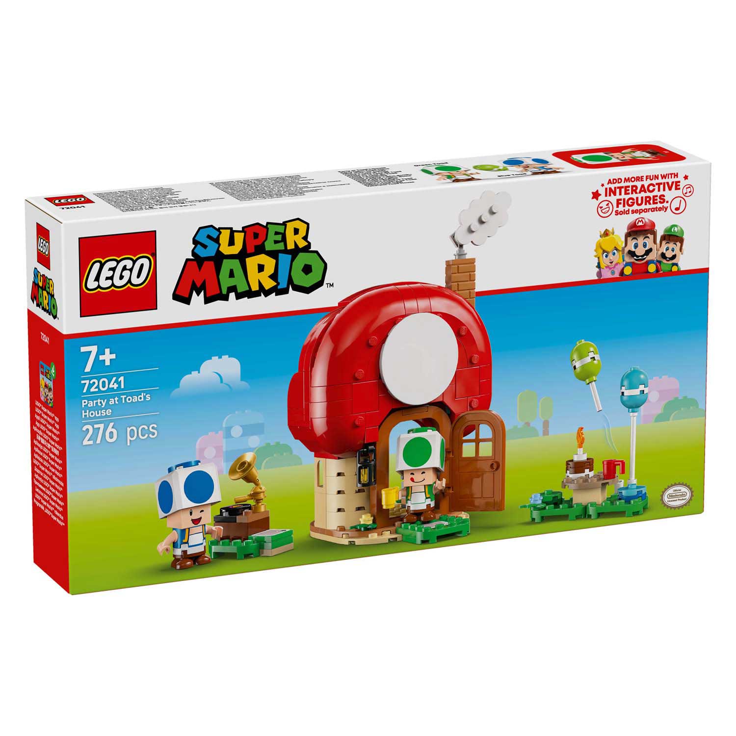 Lego ® super mario™ toads huisfeestje, speelgoed - 72041