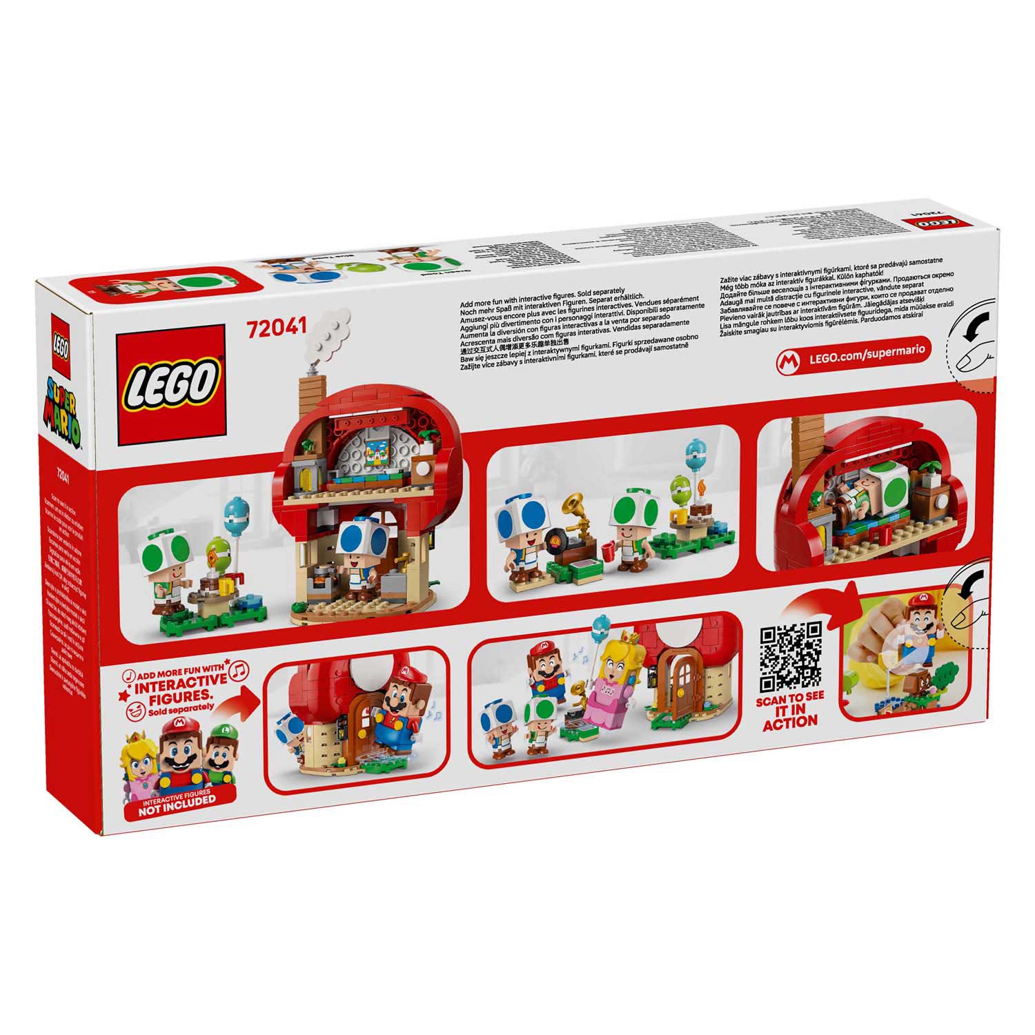 Lego super mario 72041 toads huisfeestje