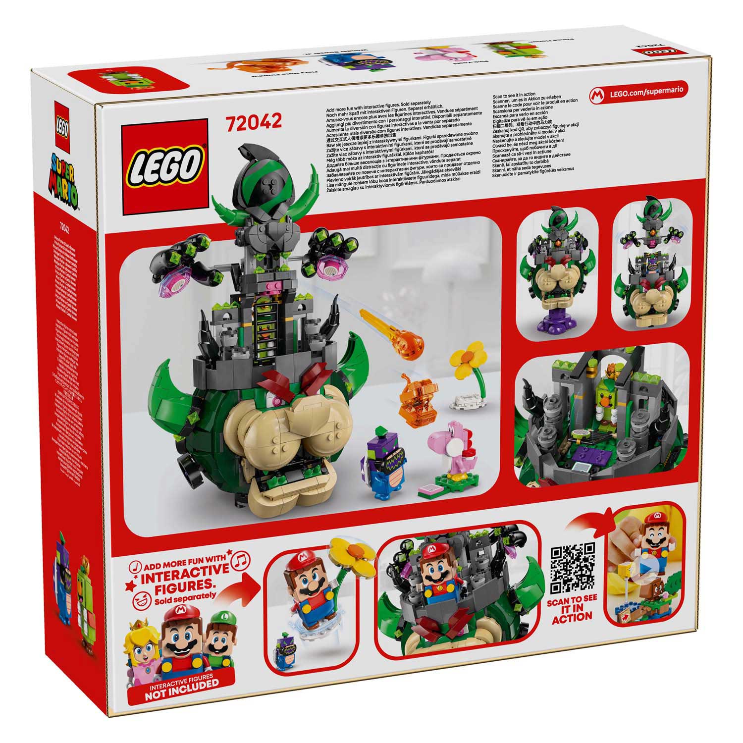 Lego super mario 72042 prins florian en kasteel bowser
