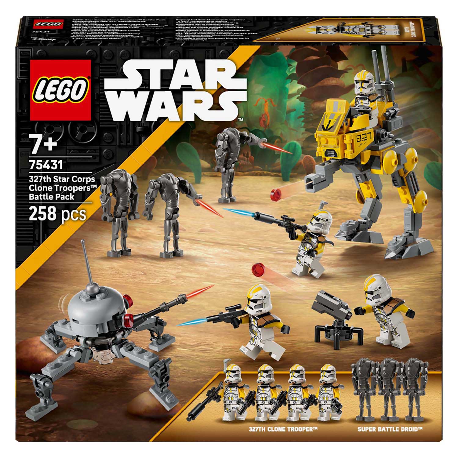 Lego star wars 75431 327th star corps clone troopers battle pack