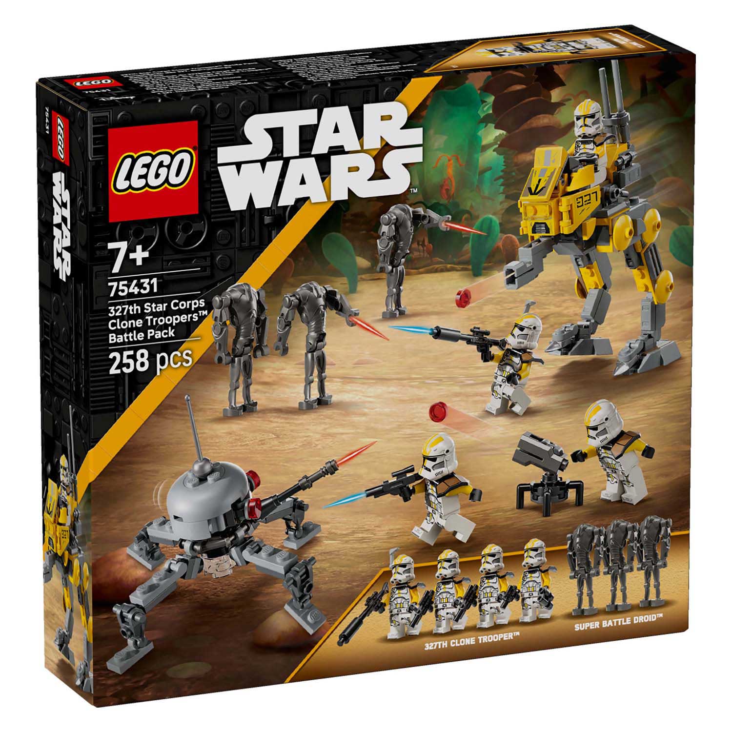Lego star wars 75431 327th star corps clone troopers battle pack