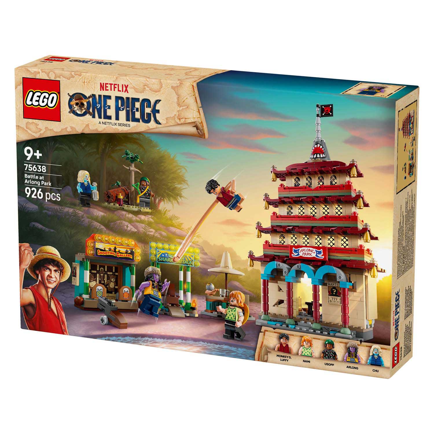 Lego ® one piece de strijd bij arlong park bouwset - 75638