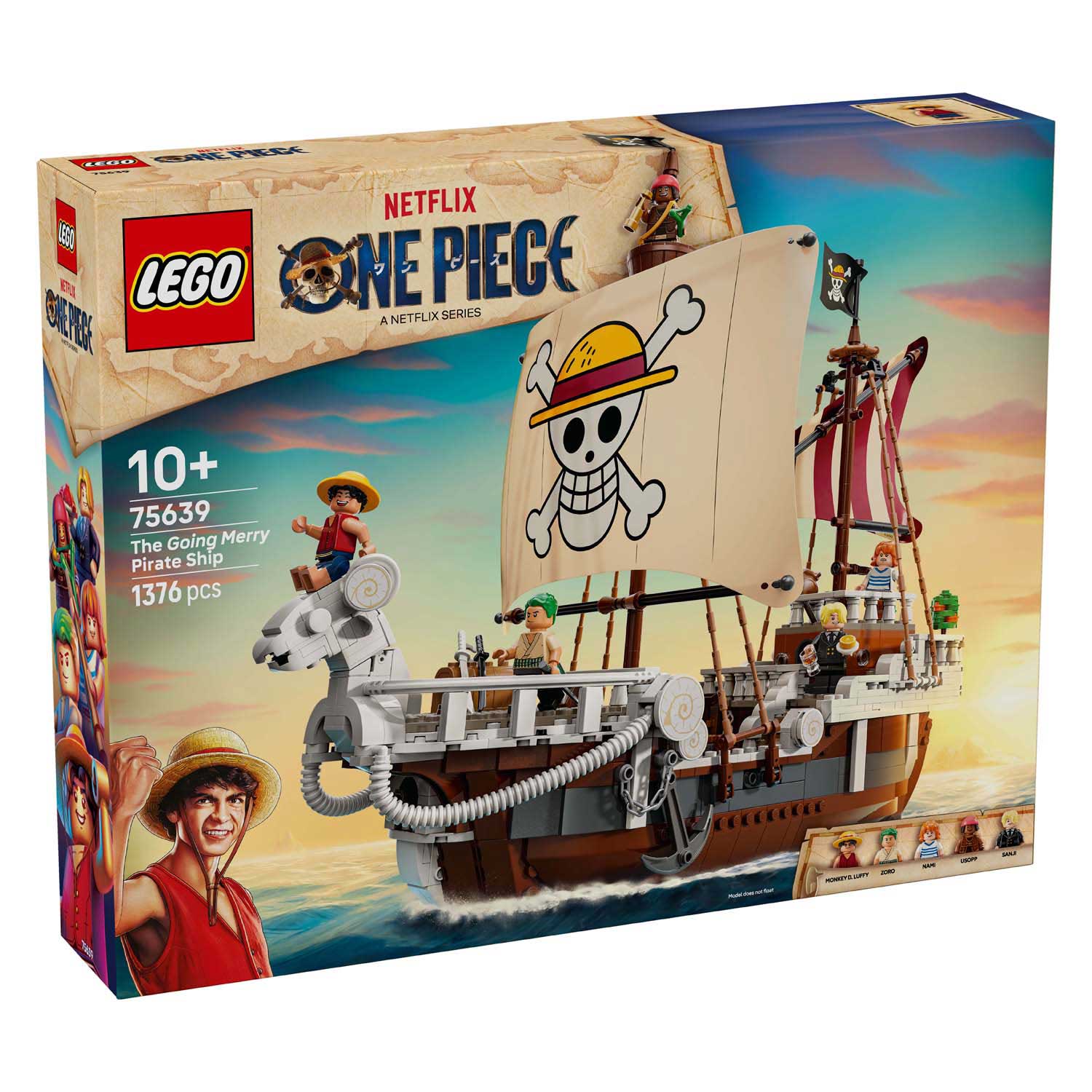 Lego one piece 75639 het piratenschip going merry