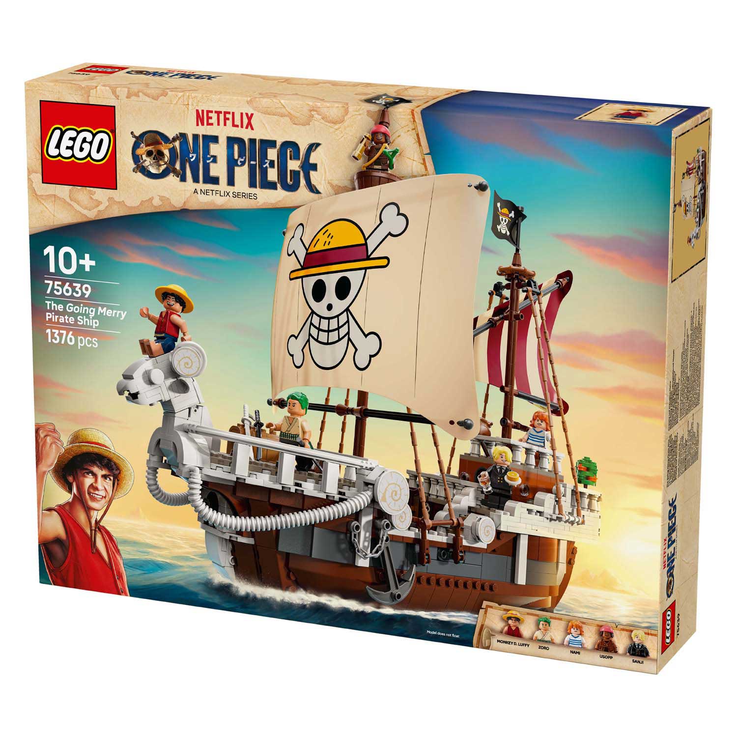 Lego one piece - het piratenschip going merry constructiespeelgoed (75639)