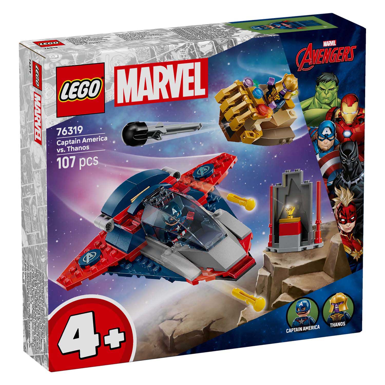 Lego ® marvel captain america vs. thanos - 76319