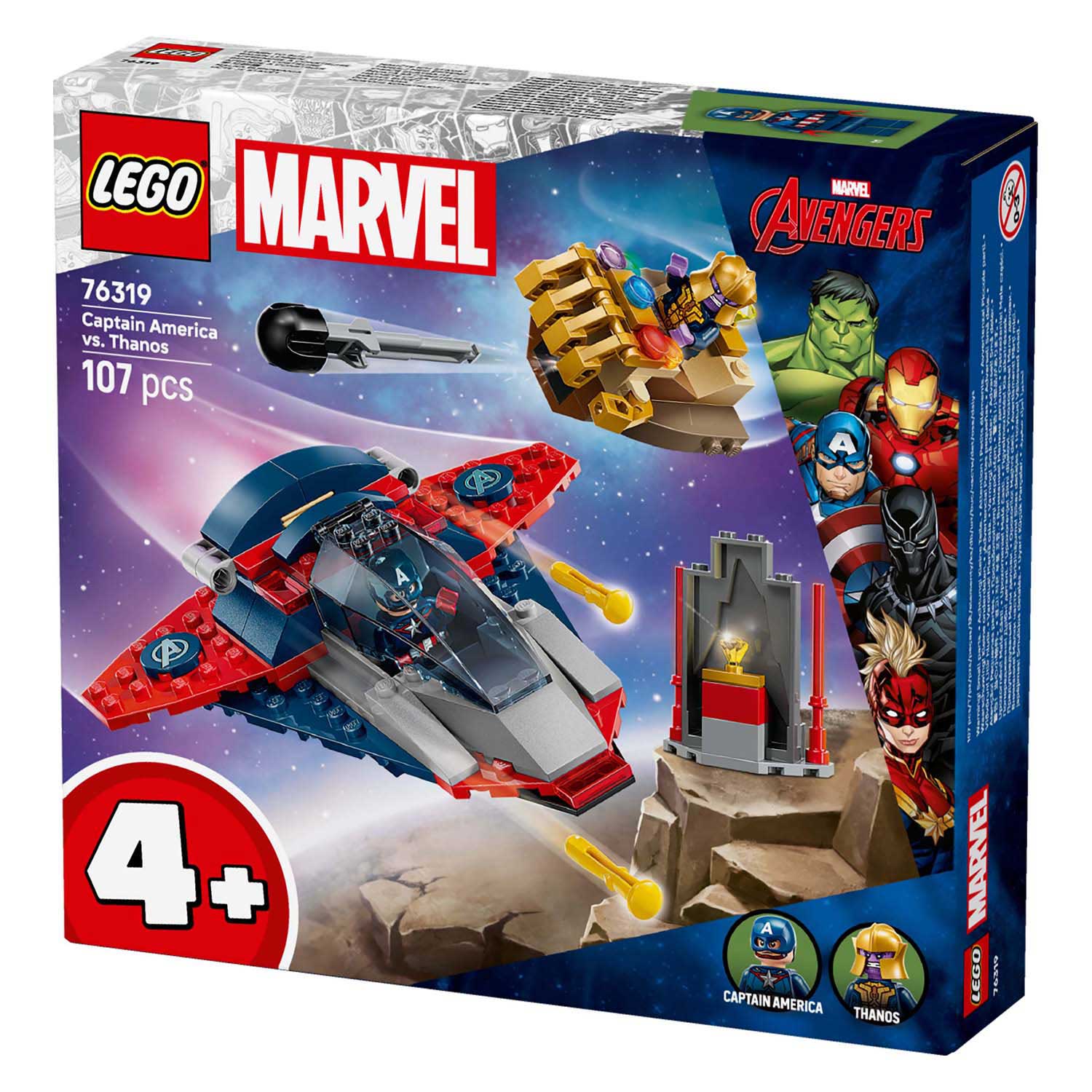 Lego ® marvel captain america vs. thanos - 76319