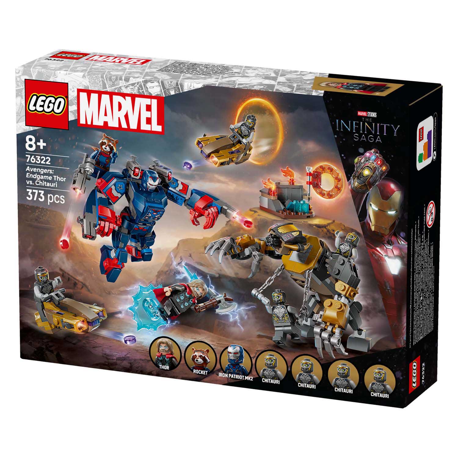 Lego super heroes marvel 76322 avengers endgame thor vs. chitauri