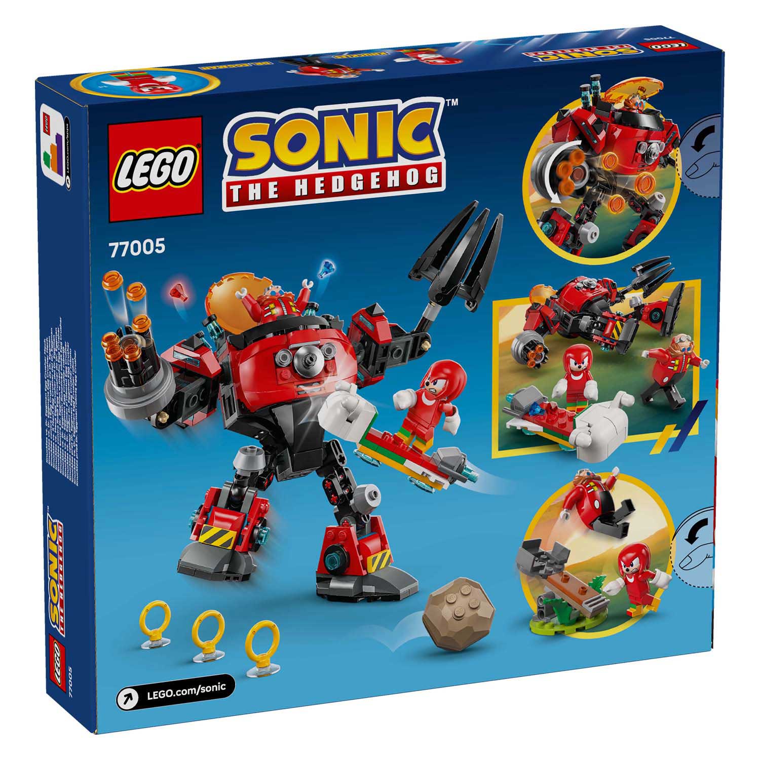 Lego sonic 77005 knuckles vs. dr. eggman egg crusher mecha