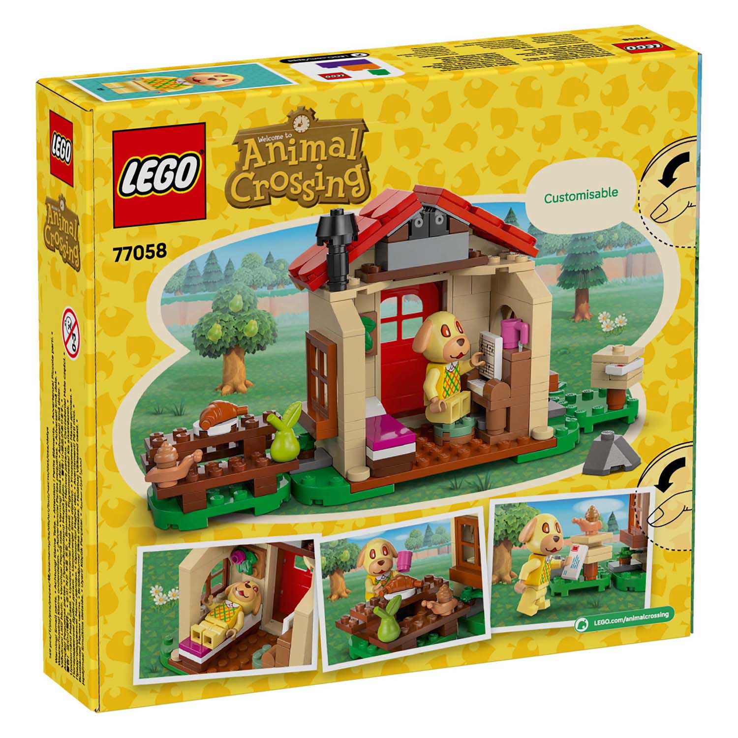 Lego animal crossing 77058 goldies knusse huisje bouwset