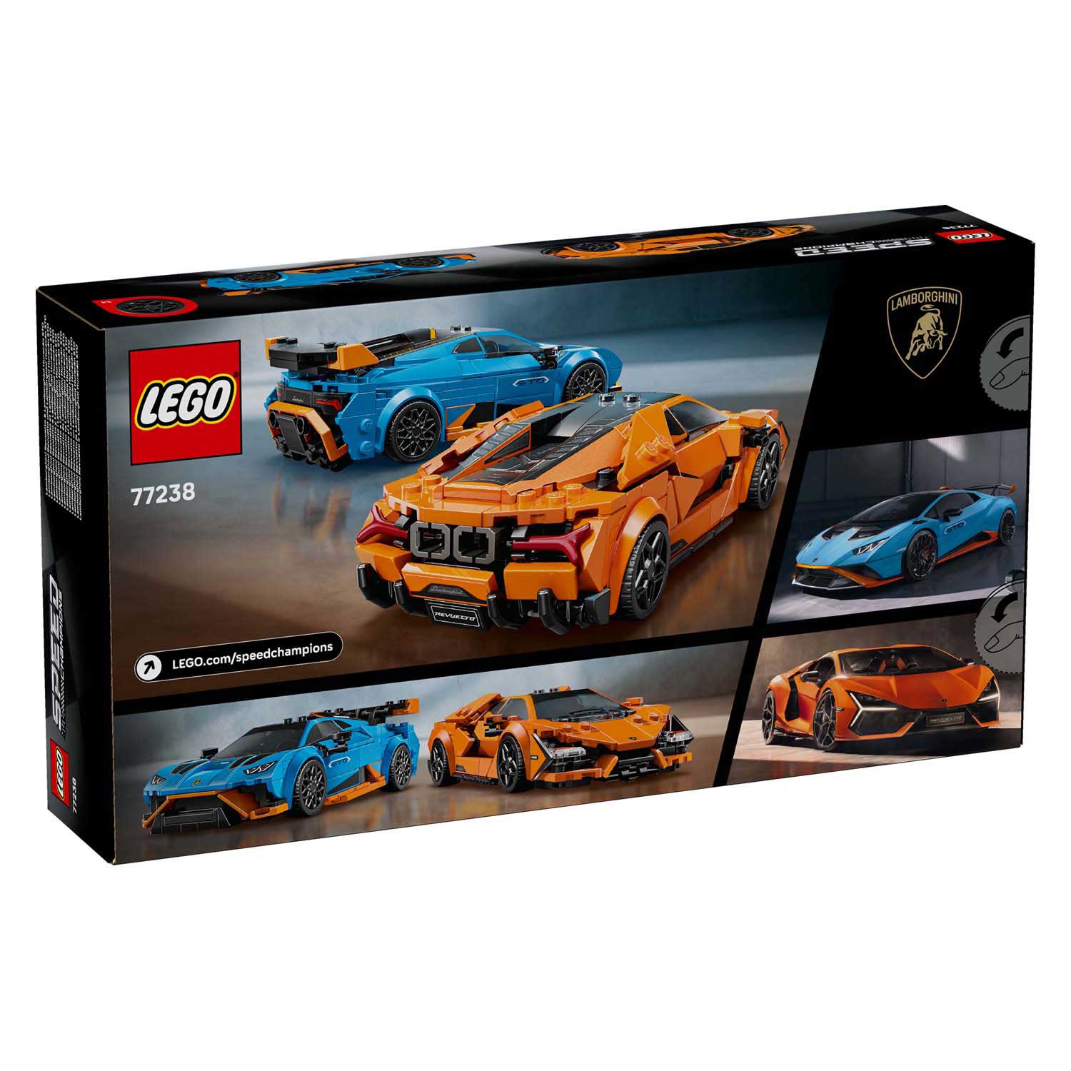 Lego speed champions 77238 lamborghini revuelto en huracan sto