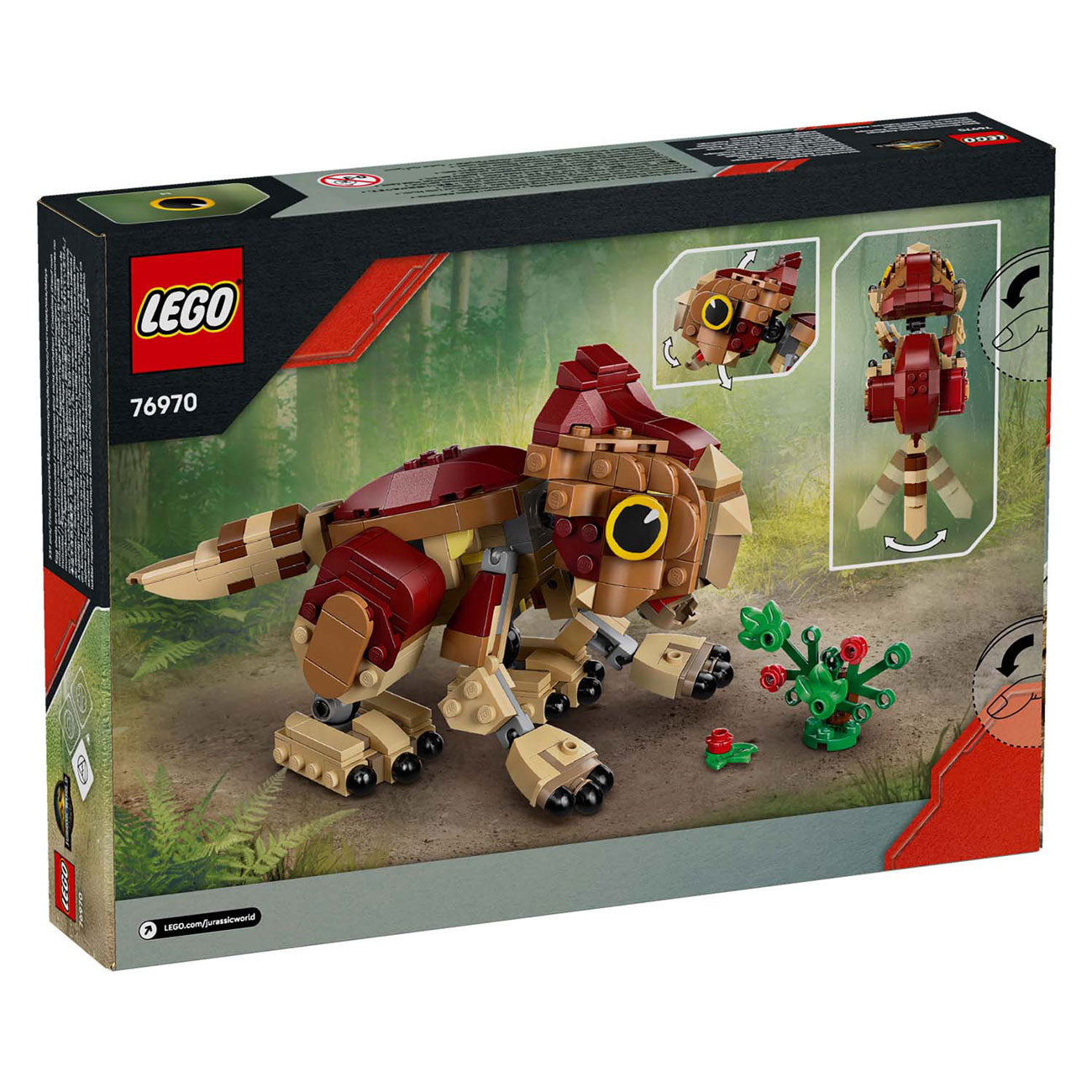 Lego jurassic world 76970 babydinosaurus dolores: aquilops