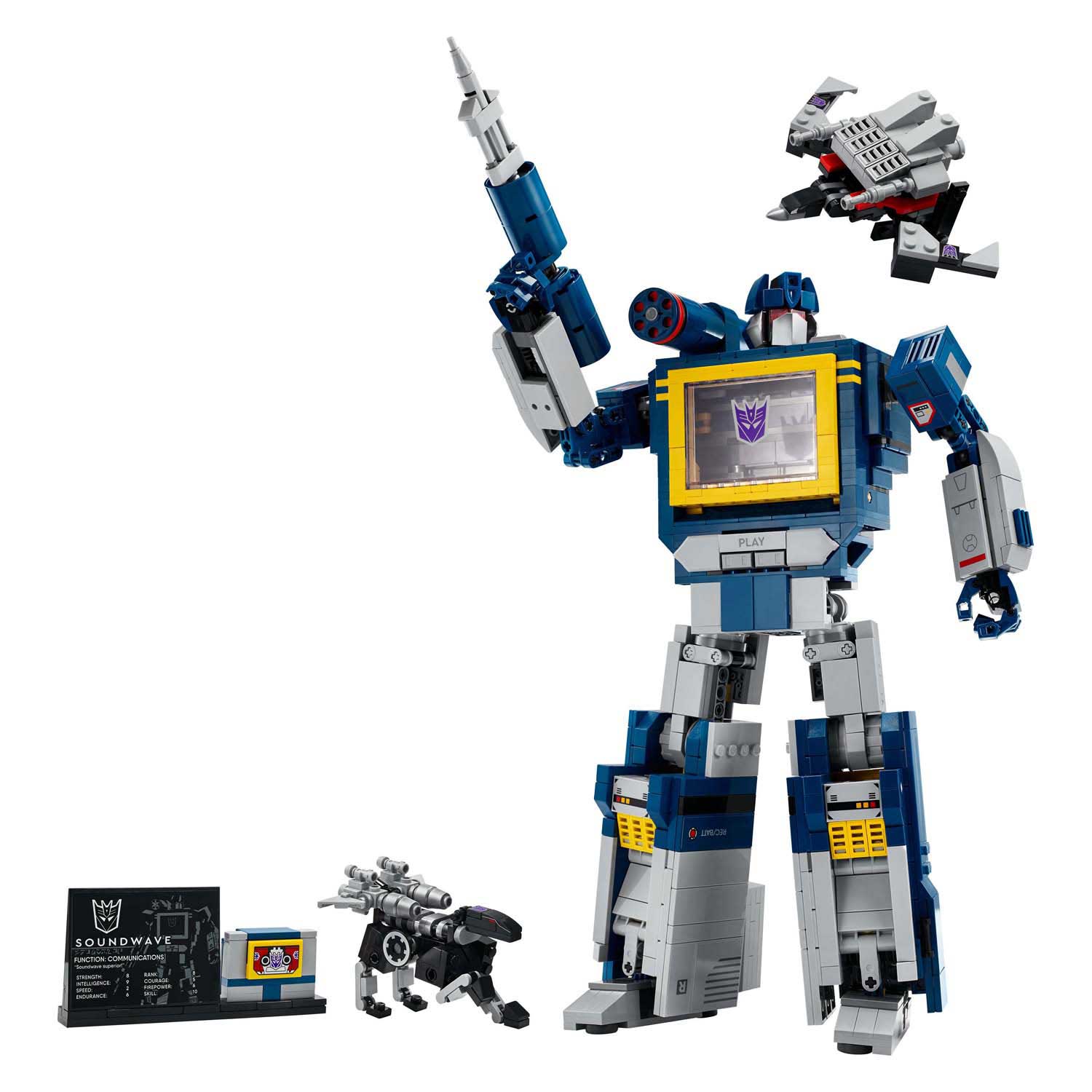 Lego icons - transformers: soundwave constructiespeelgoed (10358)
