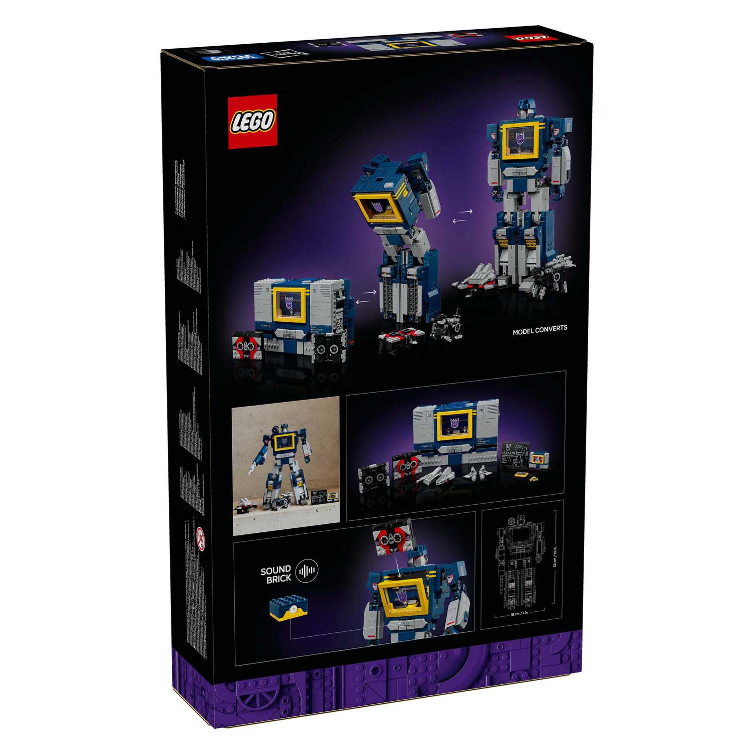 Lego icons 10358 transformers soundwave