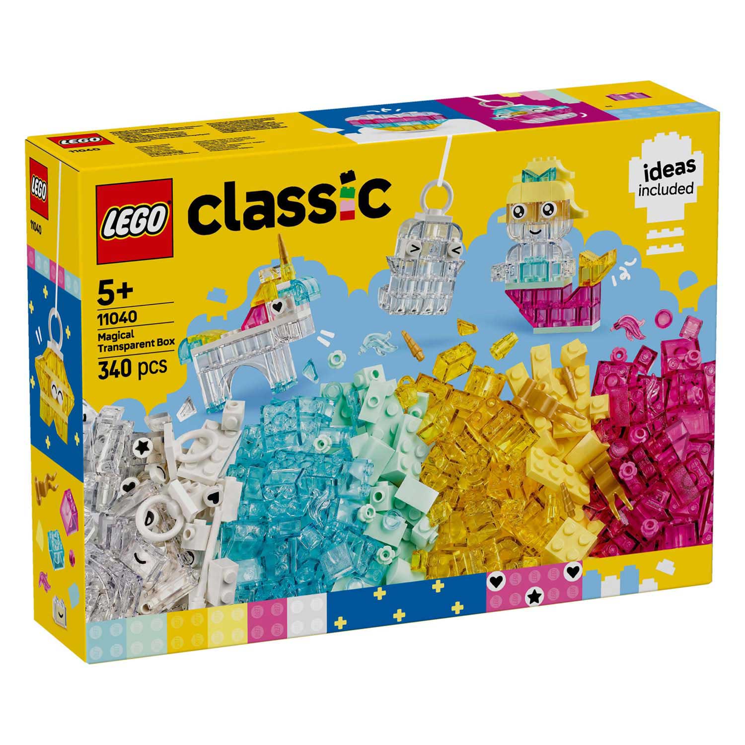 Lego classic 11040 magische transparante doos