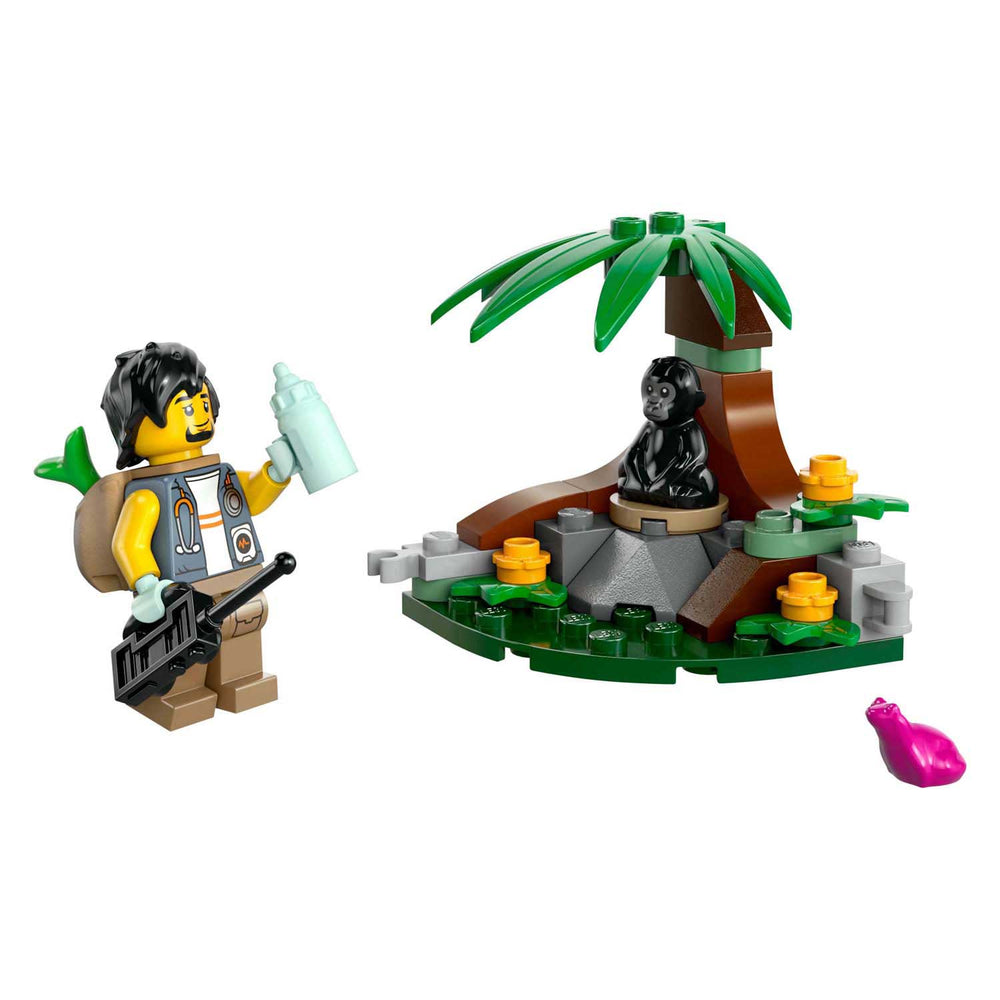 Lego city - ontmoeting met babygorilla constructiespeelgoed (30665)