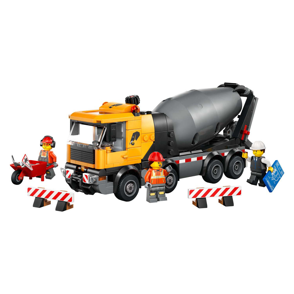 Lego city great vehicles - cementwagen - 6+ jaar - inclusief figuren