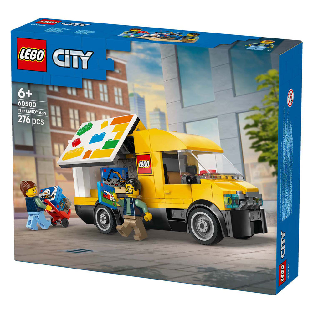 Lego ® city: de bestelwagen - bouw- en speelset voor autofans vanaf 6 jaar - met 2 minifiguren - 60500