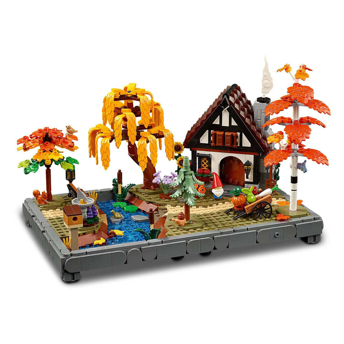 Lego icons - herfsttuin met cottage constructiespeelgoed (11372)