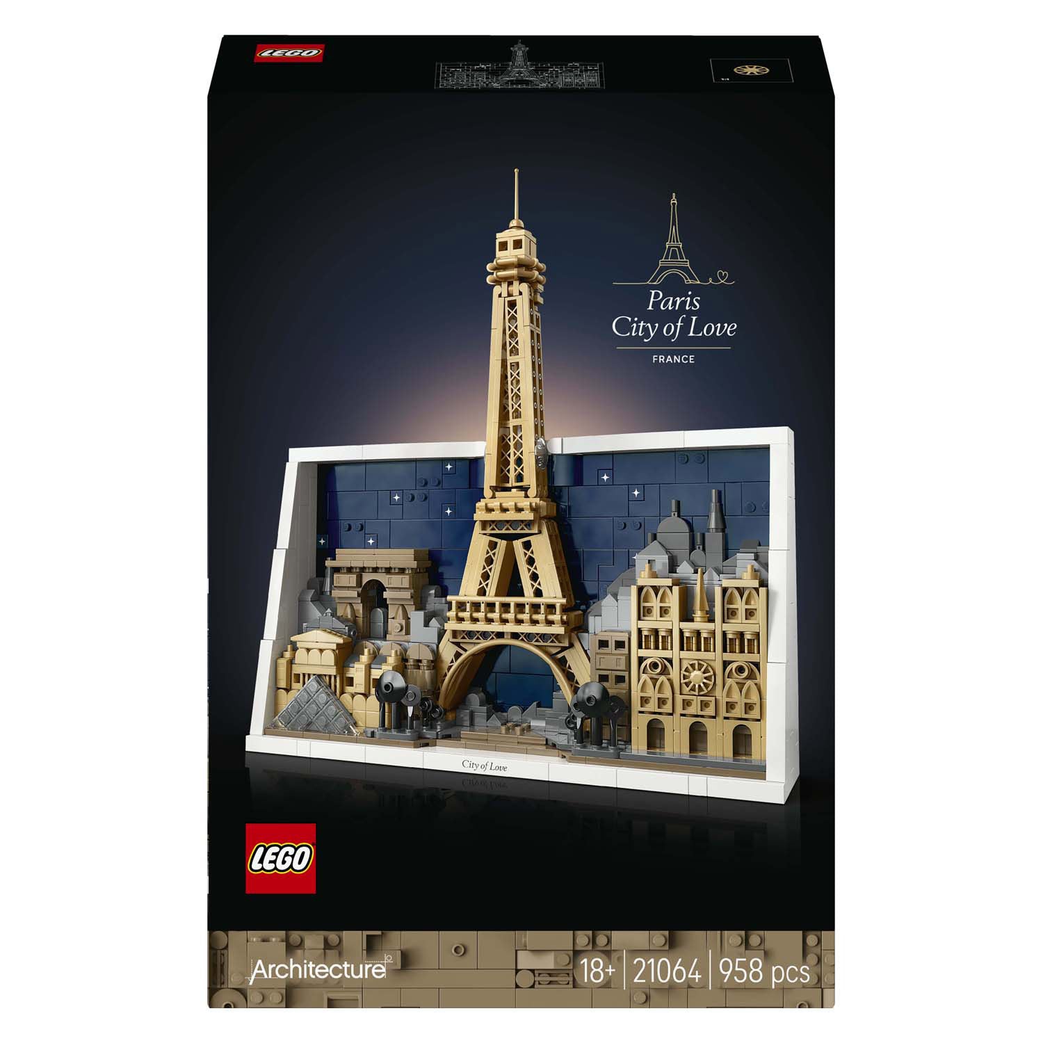 Lego ® architecture parijs – stad van de liefde - 21064
