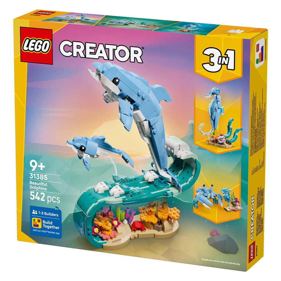 Lego creator 31385 zeedieren: prachtige dolfijnen