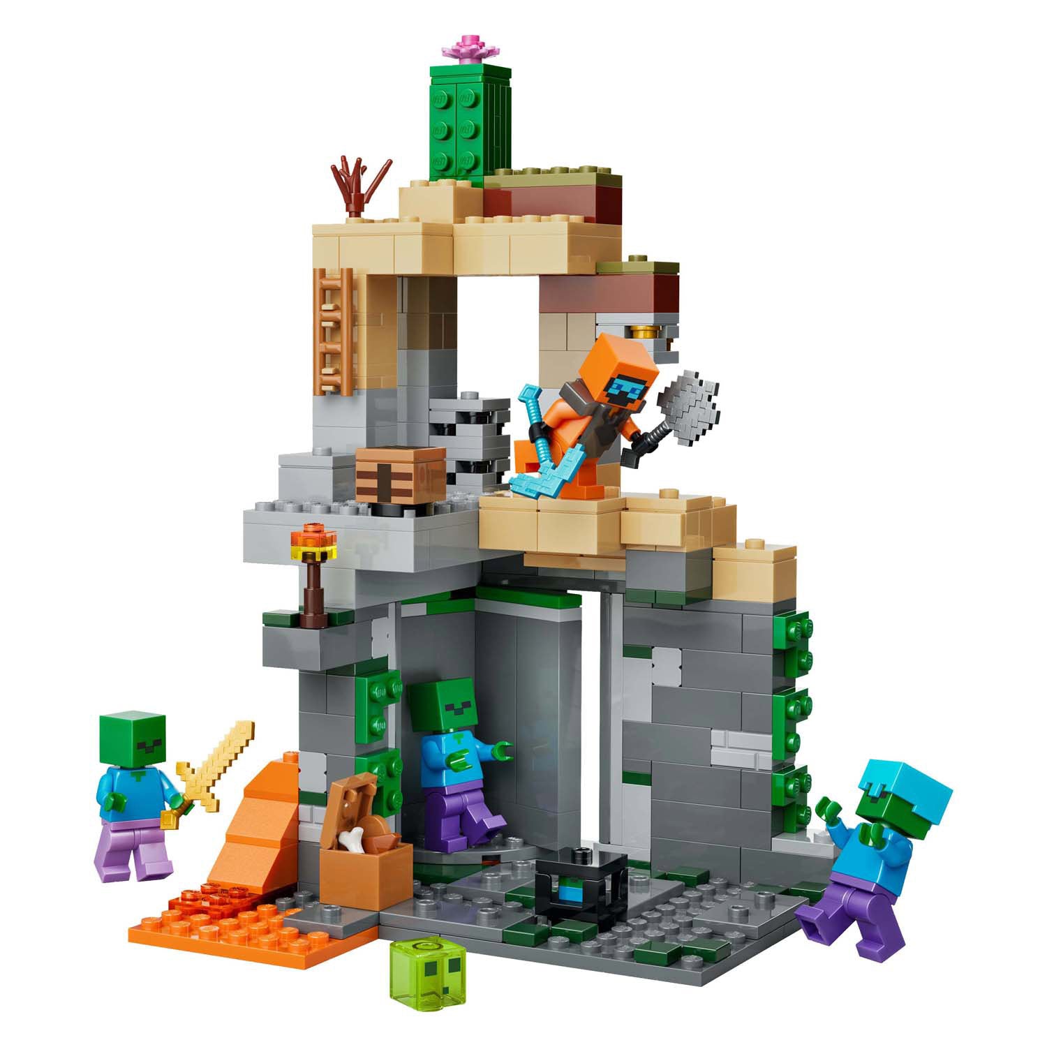 Lego minecraft zombiekerker speelgoed voor kinderen en gamers vanaf 8 jaar - 21587