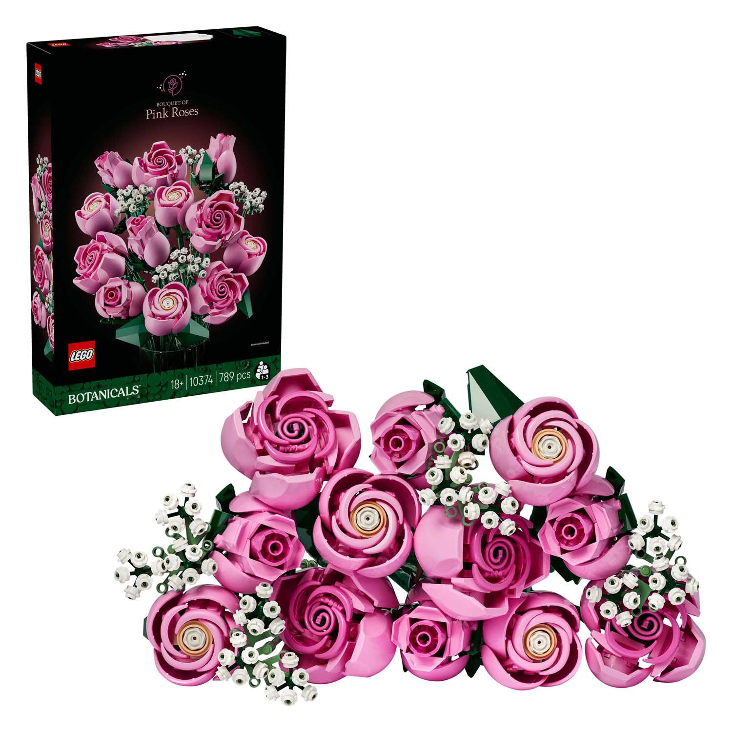 Lego botanicals 10374 roze rozenboeket