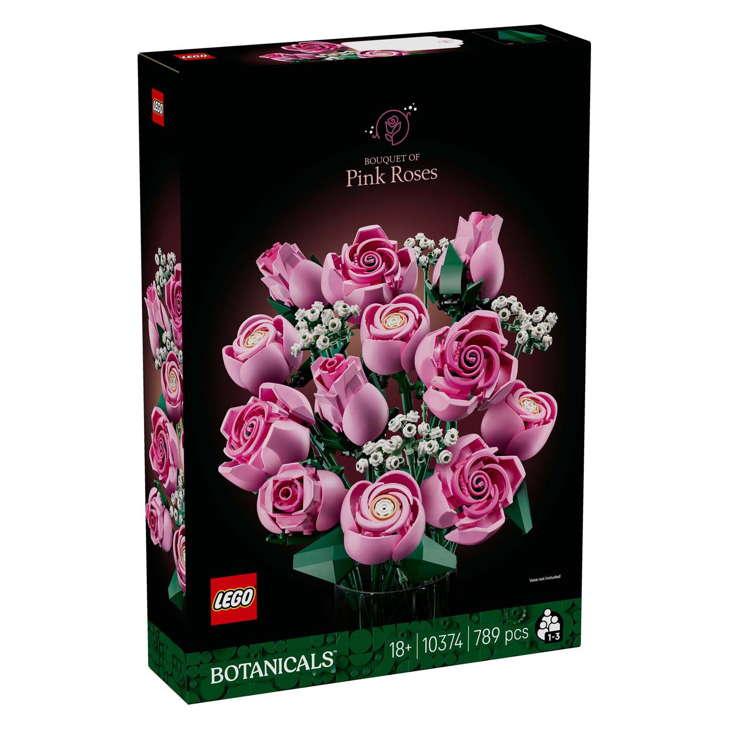 Lego botanicals roze rozenboeket - 10374