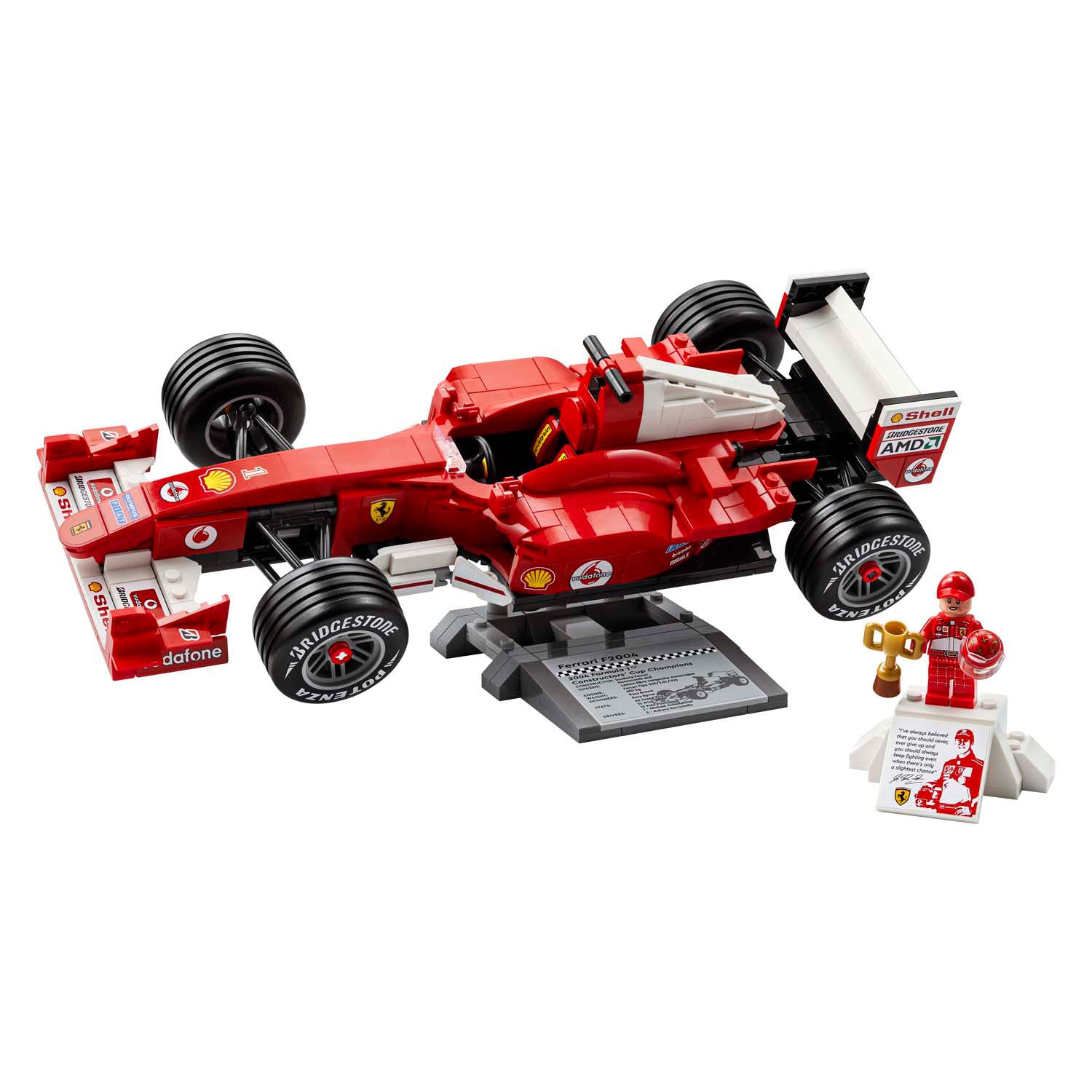 Lego icons ferrari f2004 en michael schumacher - 11375