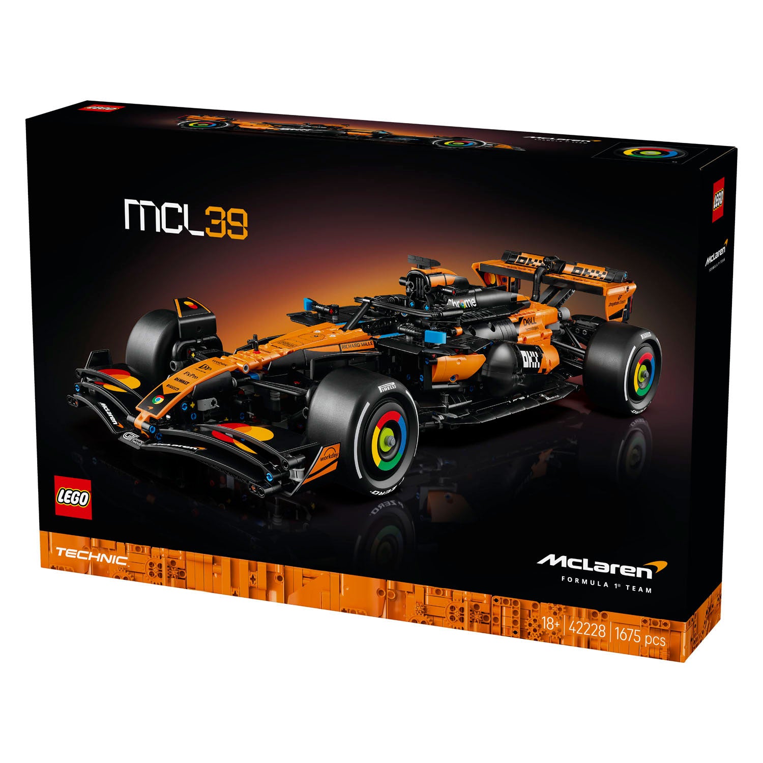 Lego technic mclaren mcl39 f1® car - 42228